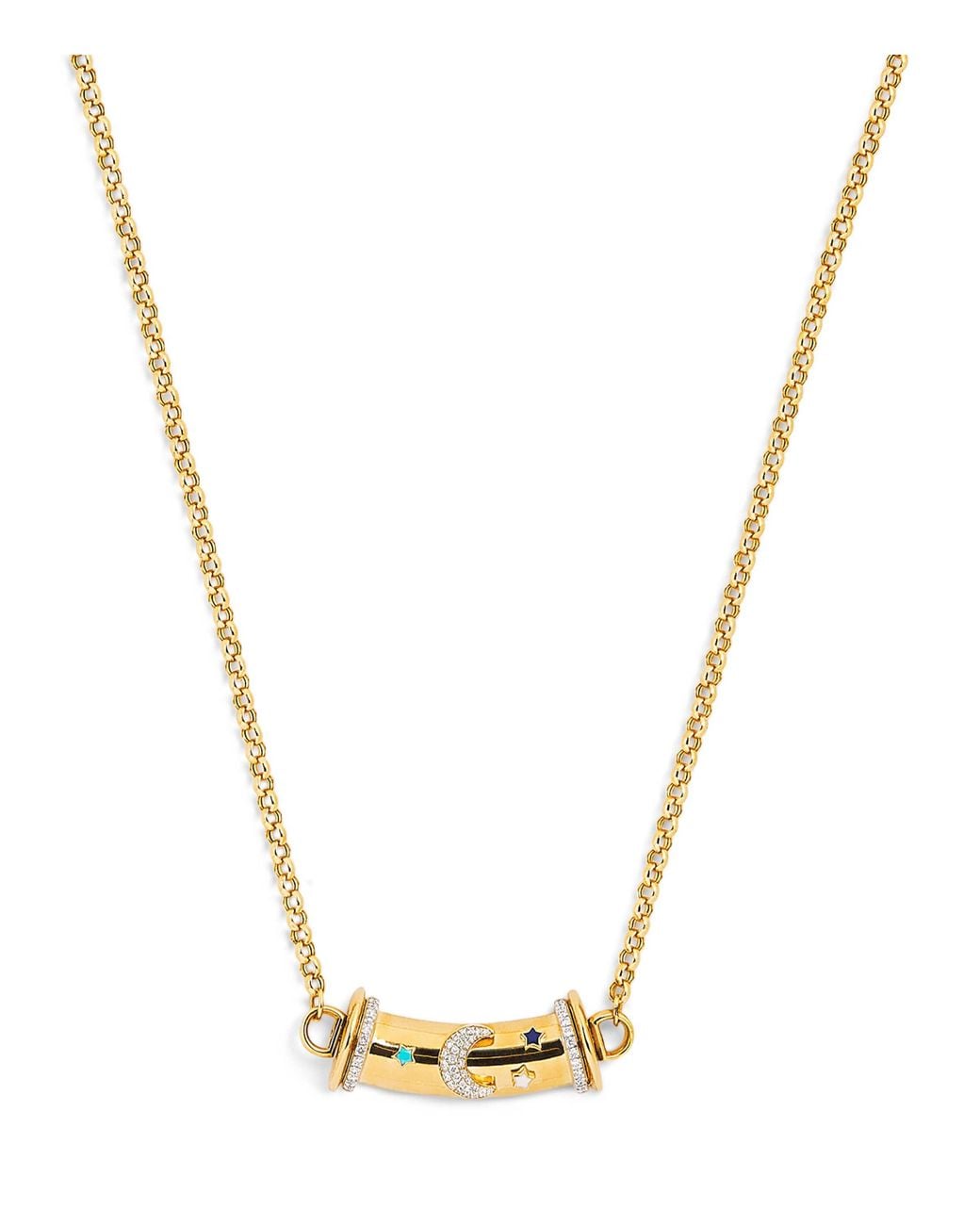 L'Atelier Nawbar Metallic And Diamond Lot N*91 Warrior Necklace
