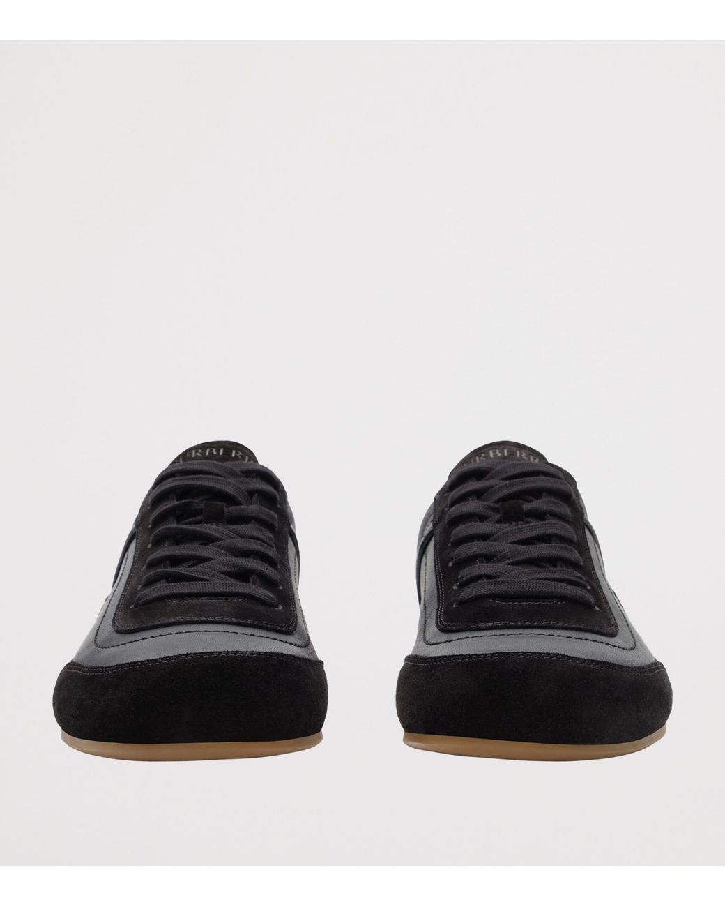 Burberry Blue Leather Knight Runner Sneakers for men
