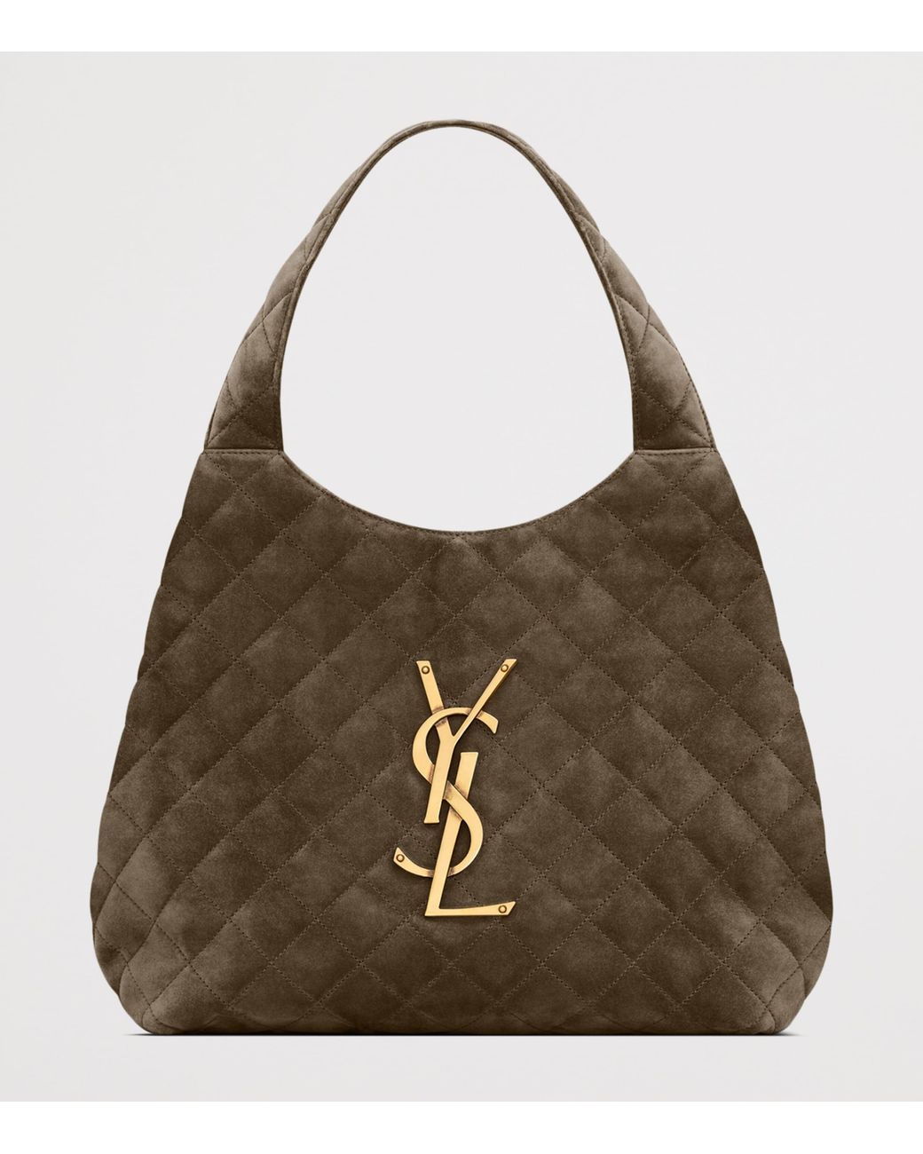 Saint Laurent Brown Medium Suede Icare Tote Bag