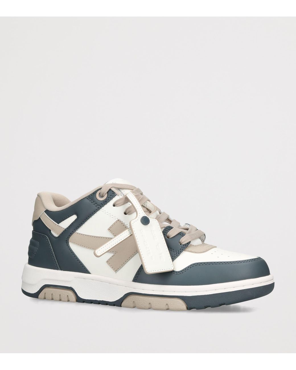 Off-White c/o Virgil Abloh White Out Of Office Leather Trainers for men