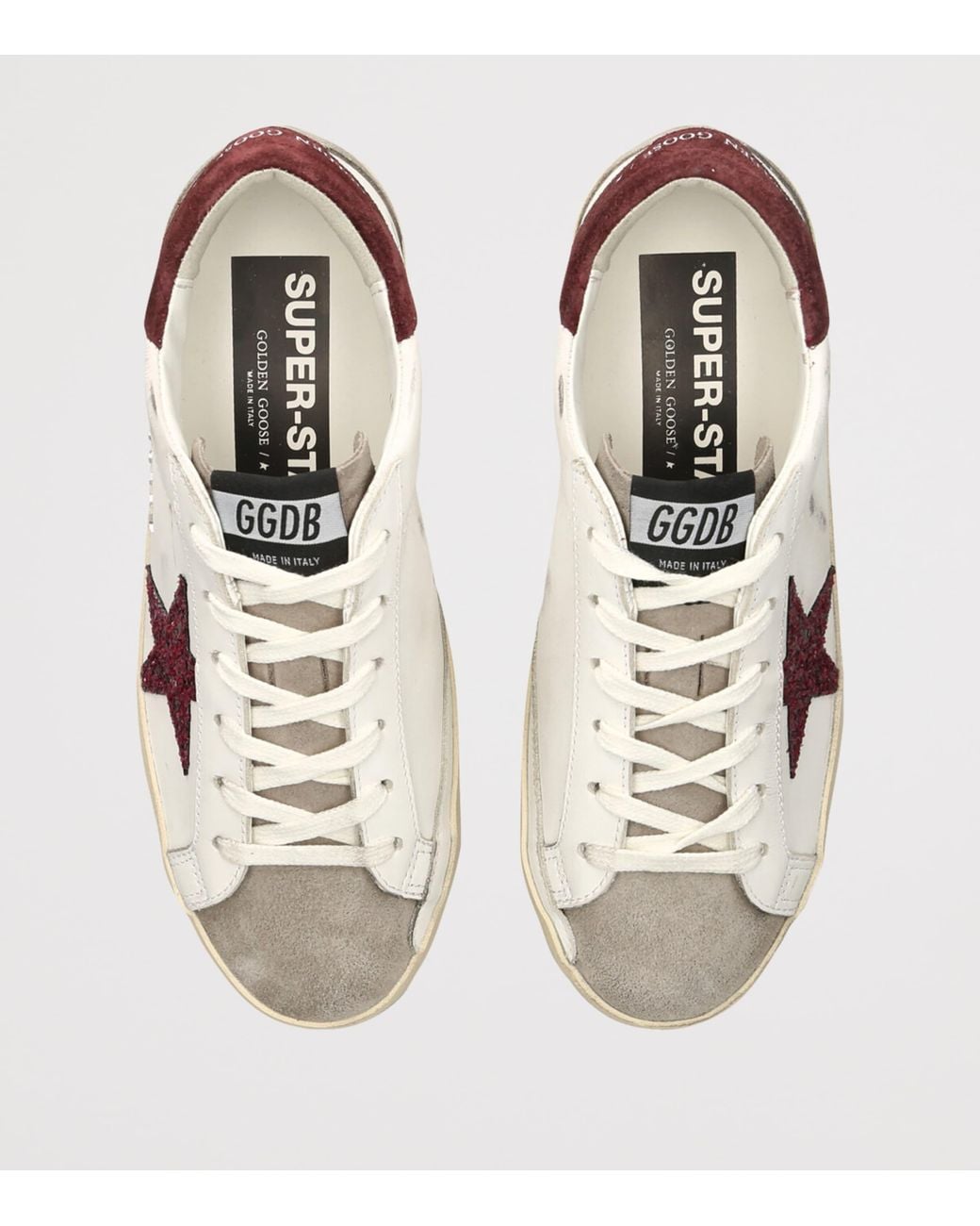 Golden Goose Deluxe Brand Pink Leather Super-Star Sneakers