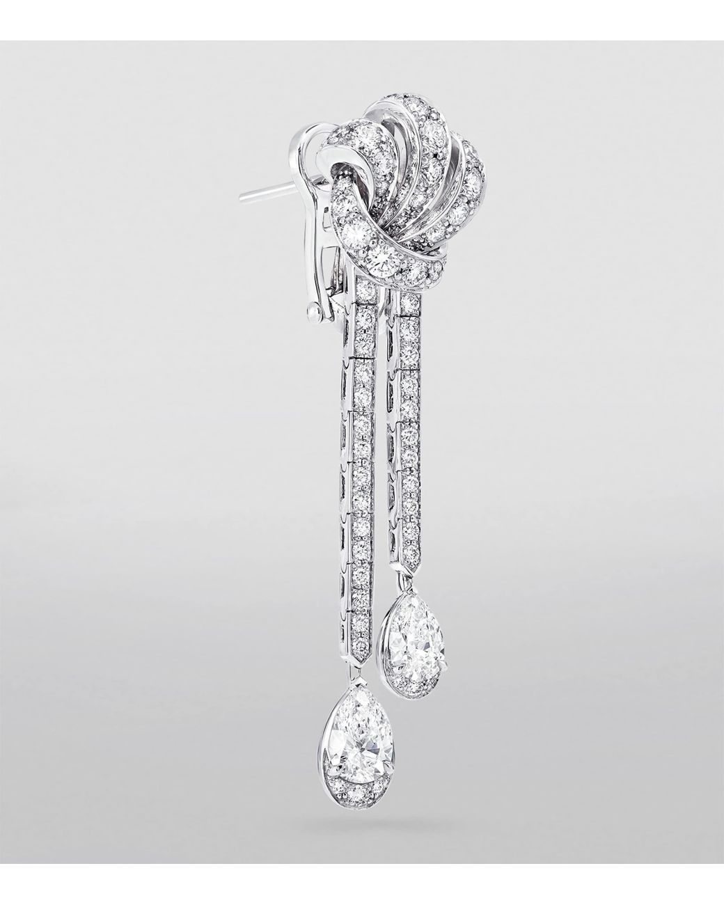 Graff White And Diamond Tilda's Bow Earrings