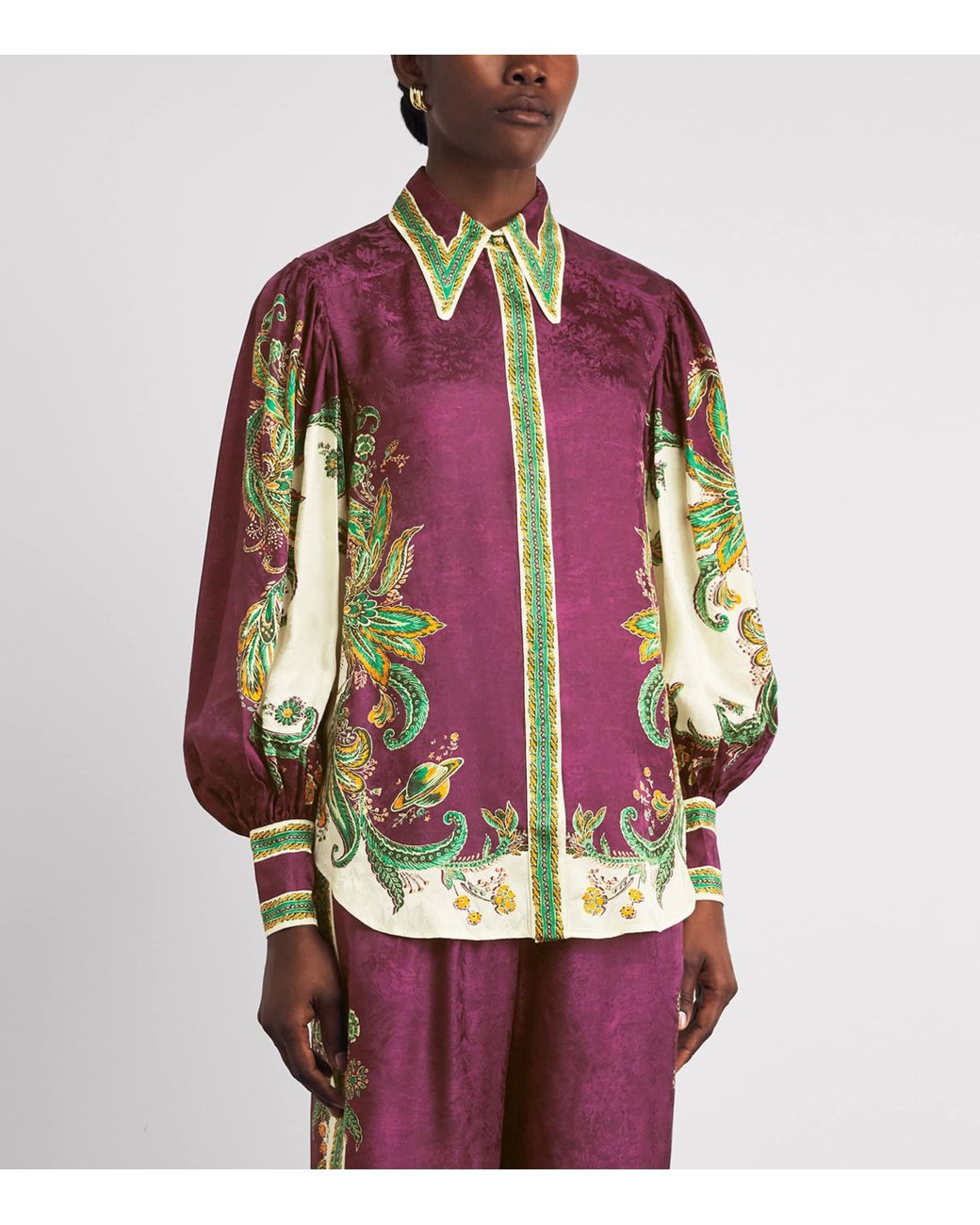 ALÉMAIS Multicolor Printed Ruthie Shirt