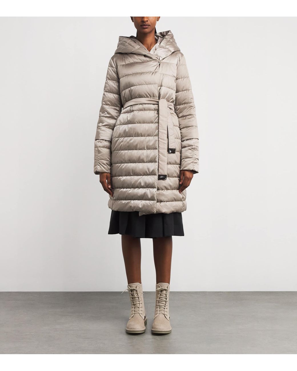 Max Mara Natural The Cube Reversible Quilted Coat
