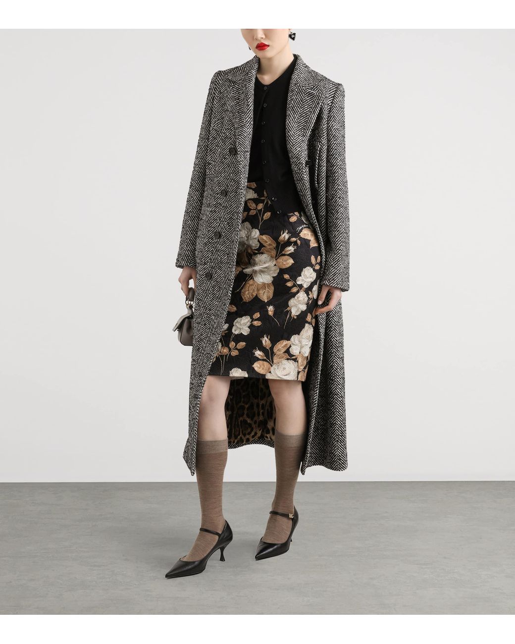 Dolce & Gabbana Black Cashmere Cardigan
