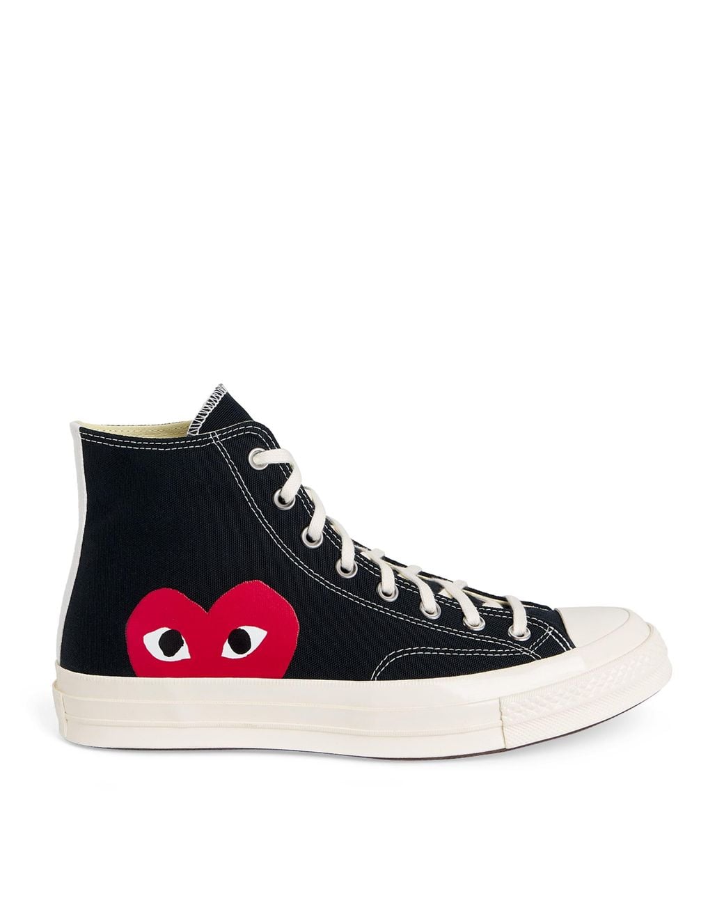COMME DES GARÇONS PLAY Black X Converse Heart Chuck Taylor All Star '70 High-Top Sneakers for men