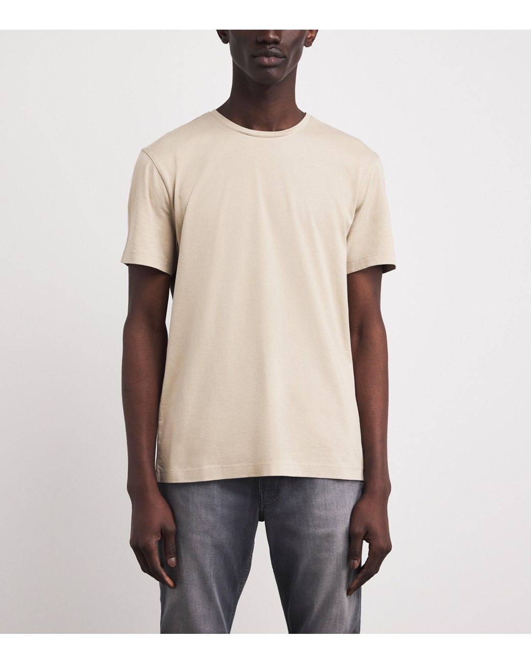PAIGE White Pima Cotton Sorden T-Shirt for men