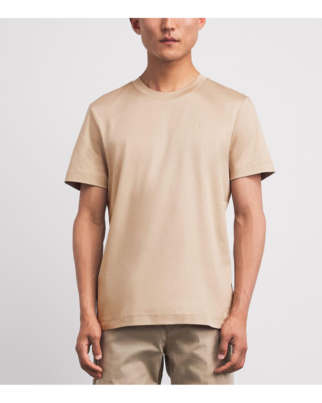 Bogner Natural Cotton Logo Ryan T-Shirt for men