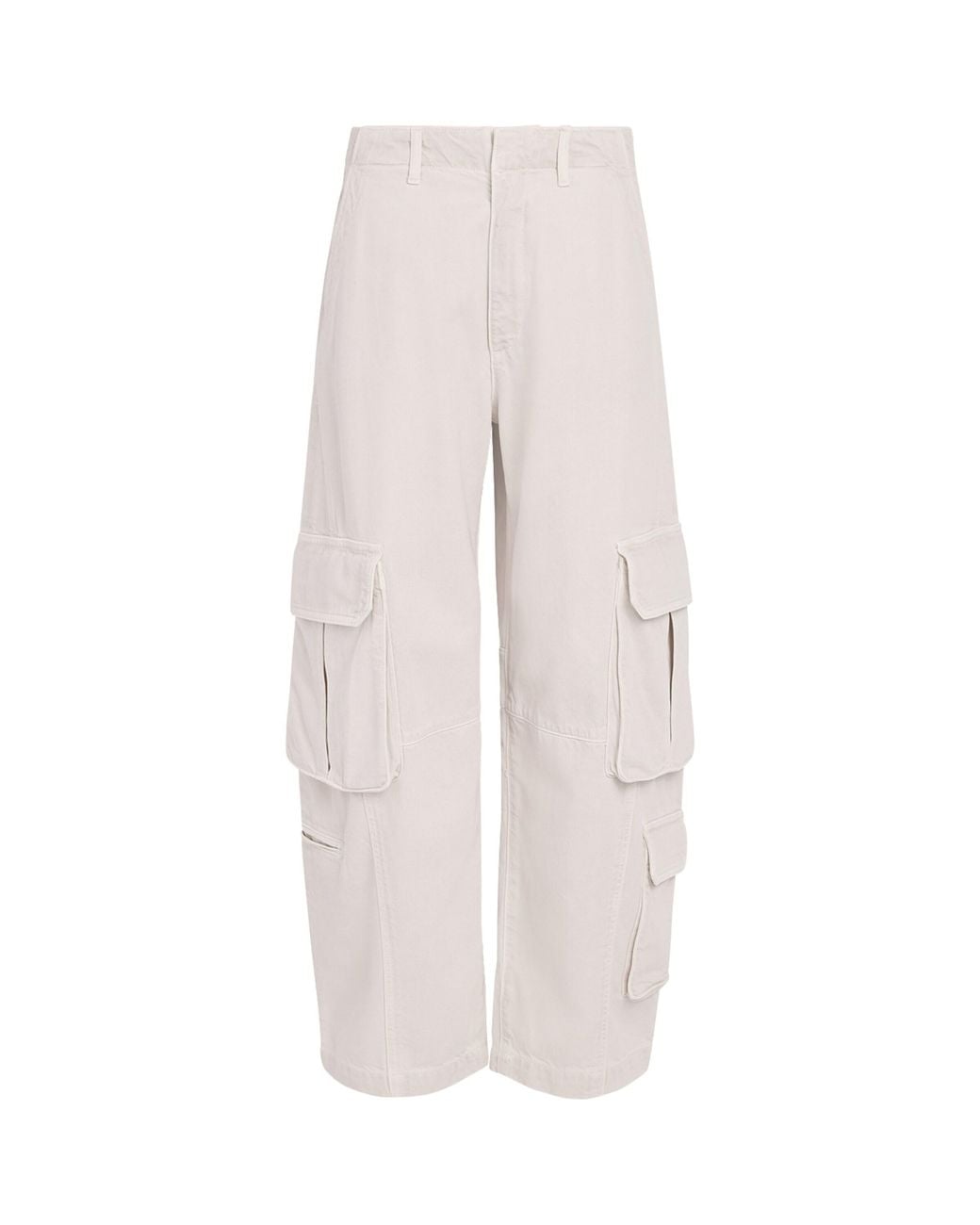 Agolde White Ambika Cargo Trousers
