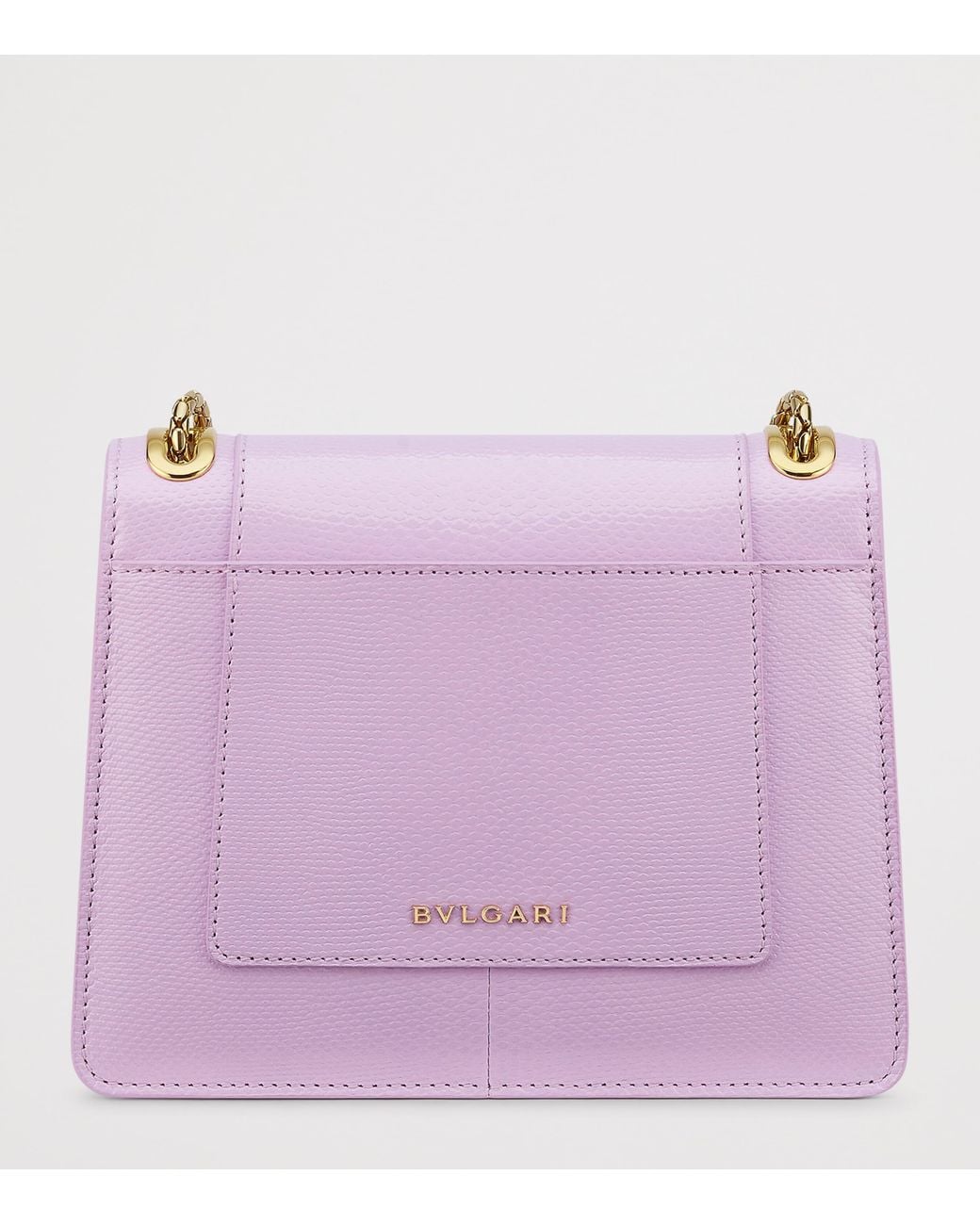 BVLGARI Purple Small Leather Serpenti Forever Day-To-Night Shoulder Bag