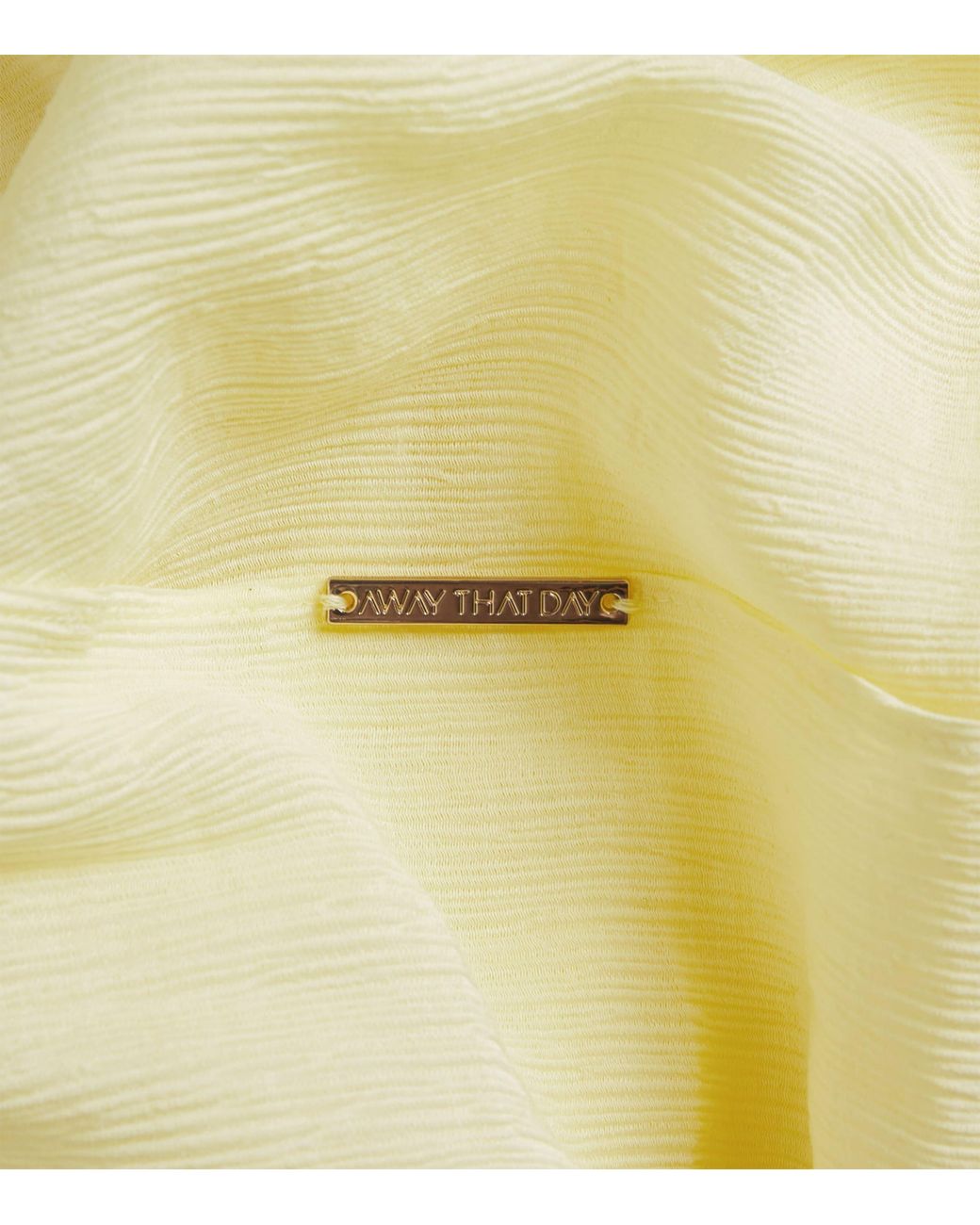Away That Day Yellow Paros Sarong