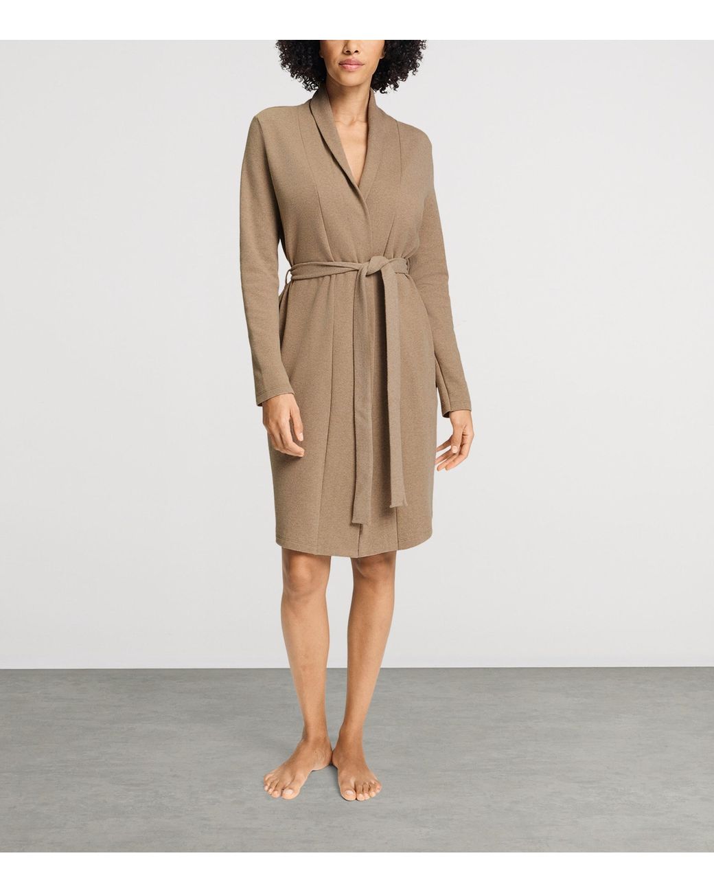 Hanro Natural Cotton-Blend Robe