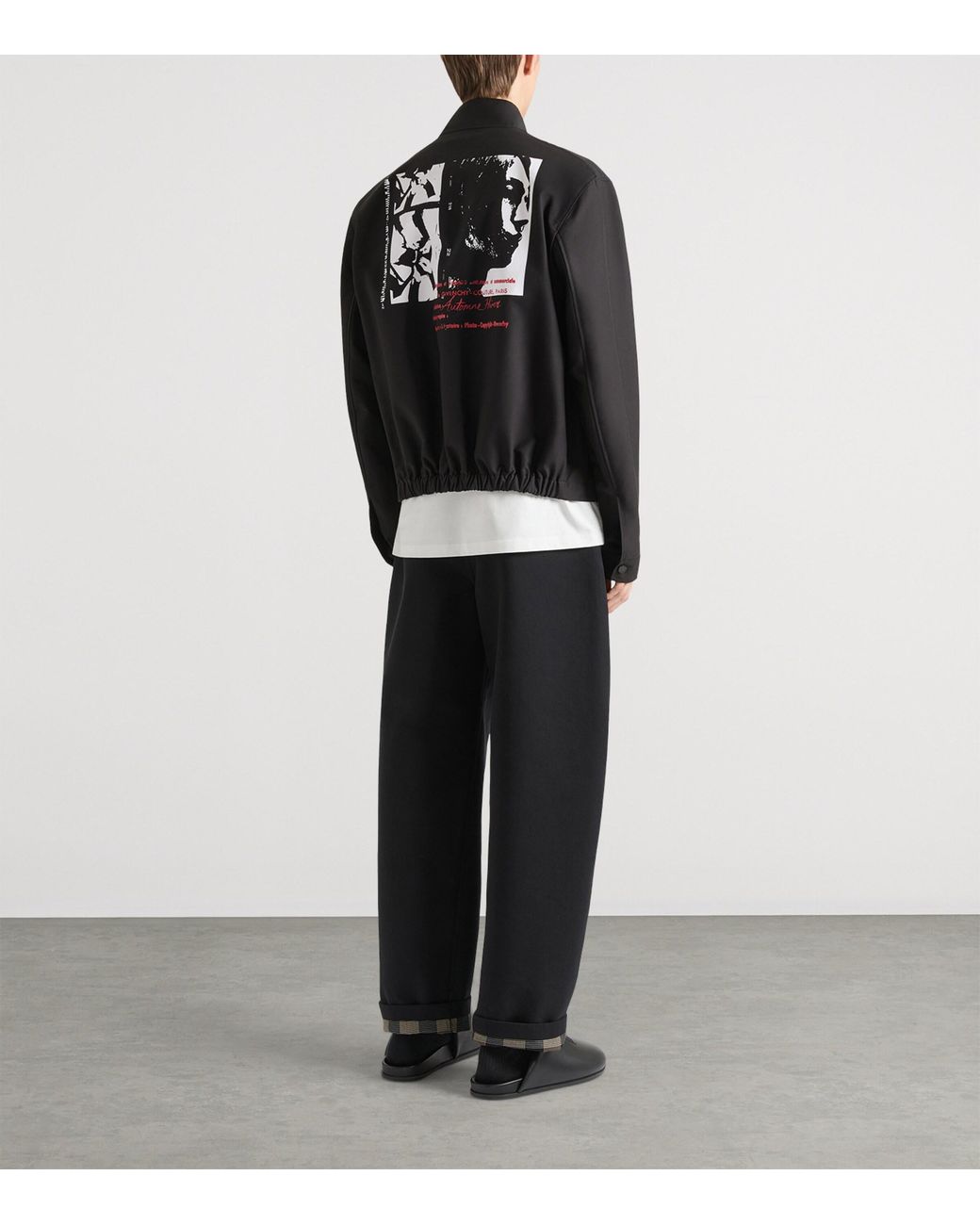 Givenchy Black Zip-Up Bomber Jacket for men