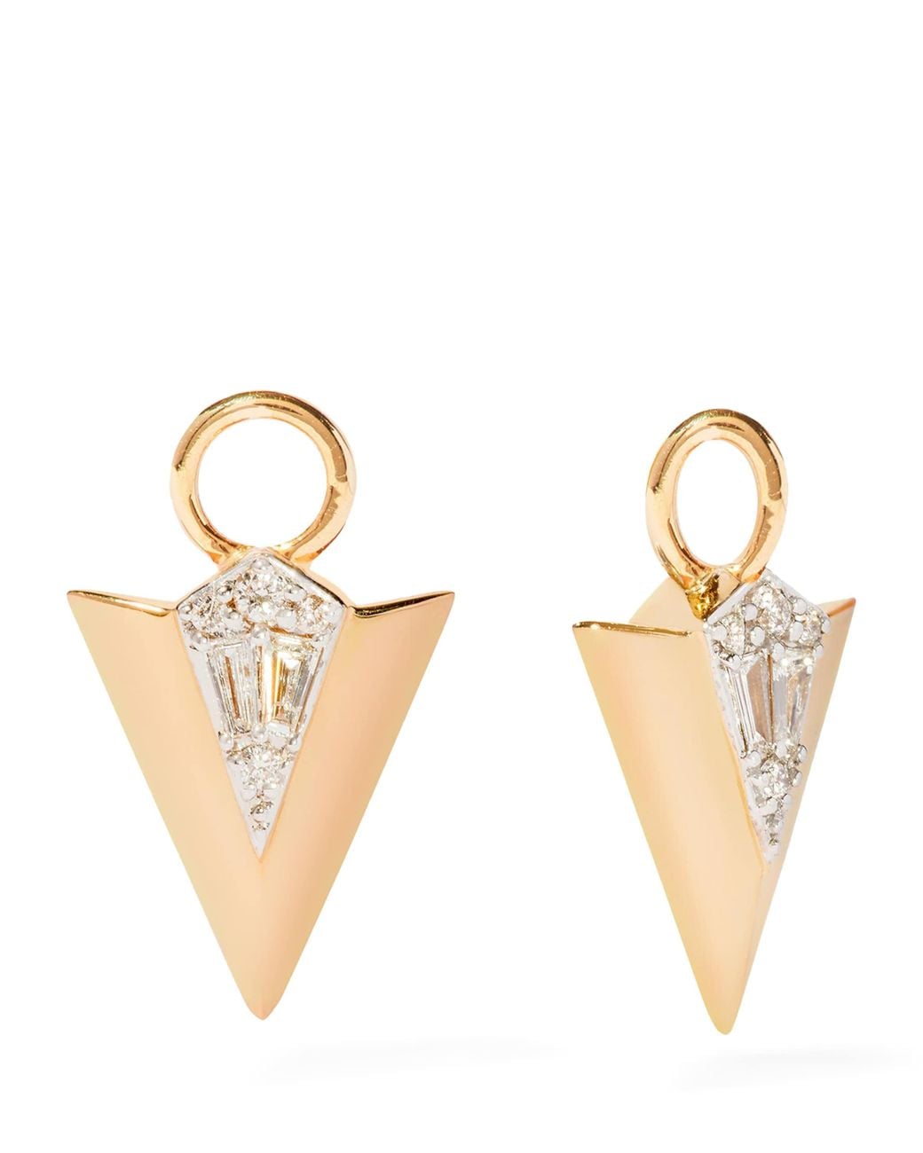 Annoushka Metallic And Diamond Flight Arrow Earring Drops