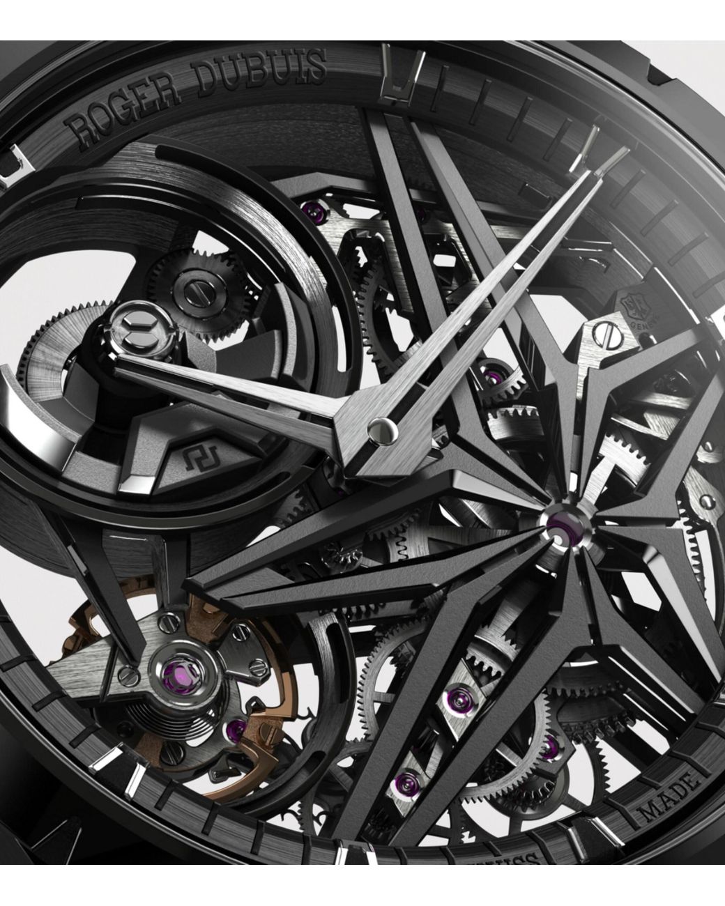 Roger Dubuis Black Titanium Excalibur Monobalancier Watch