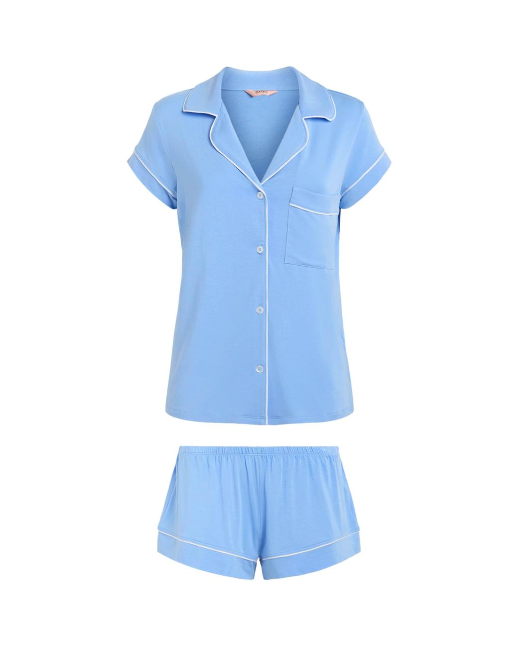 Eberjey Blue Gisele Short Pyjama Set