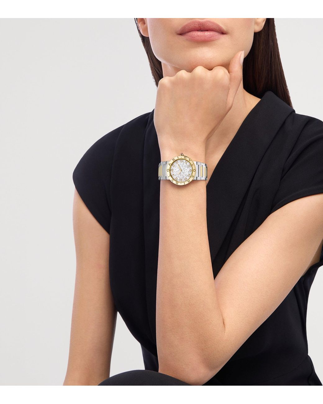 BVLGARI Metallic Stainless Steel And Watch