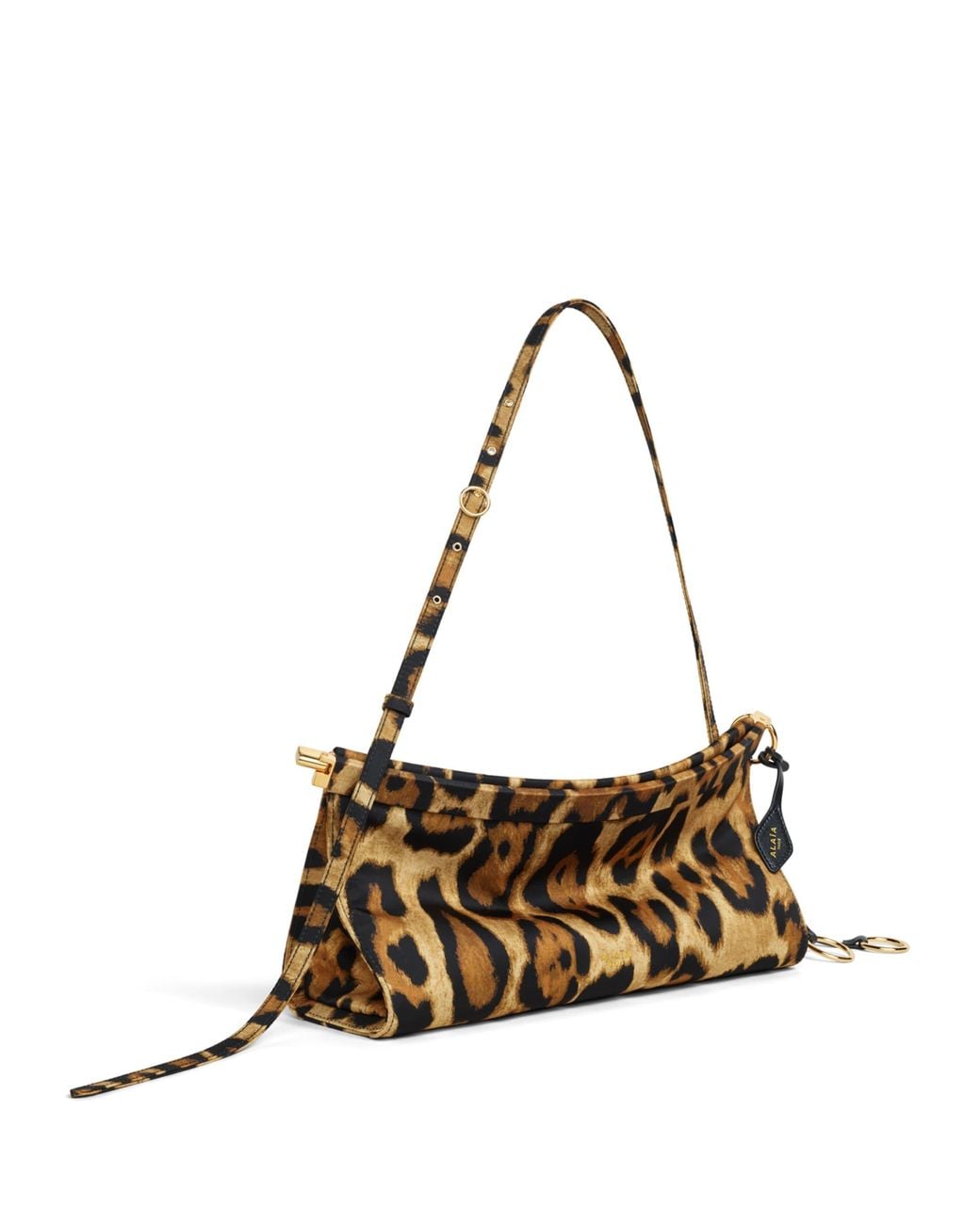 Alaïa Metallic Medium Twill Le Click East West Shoulder Bag