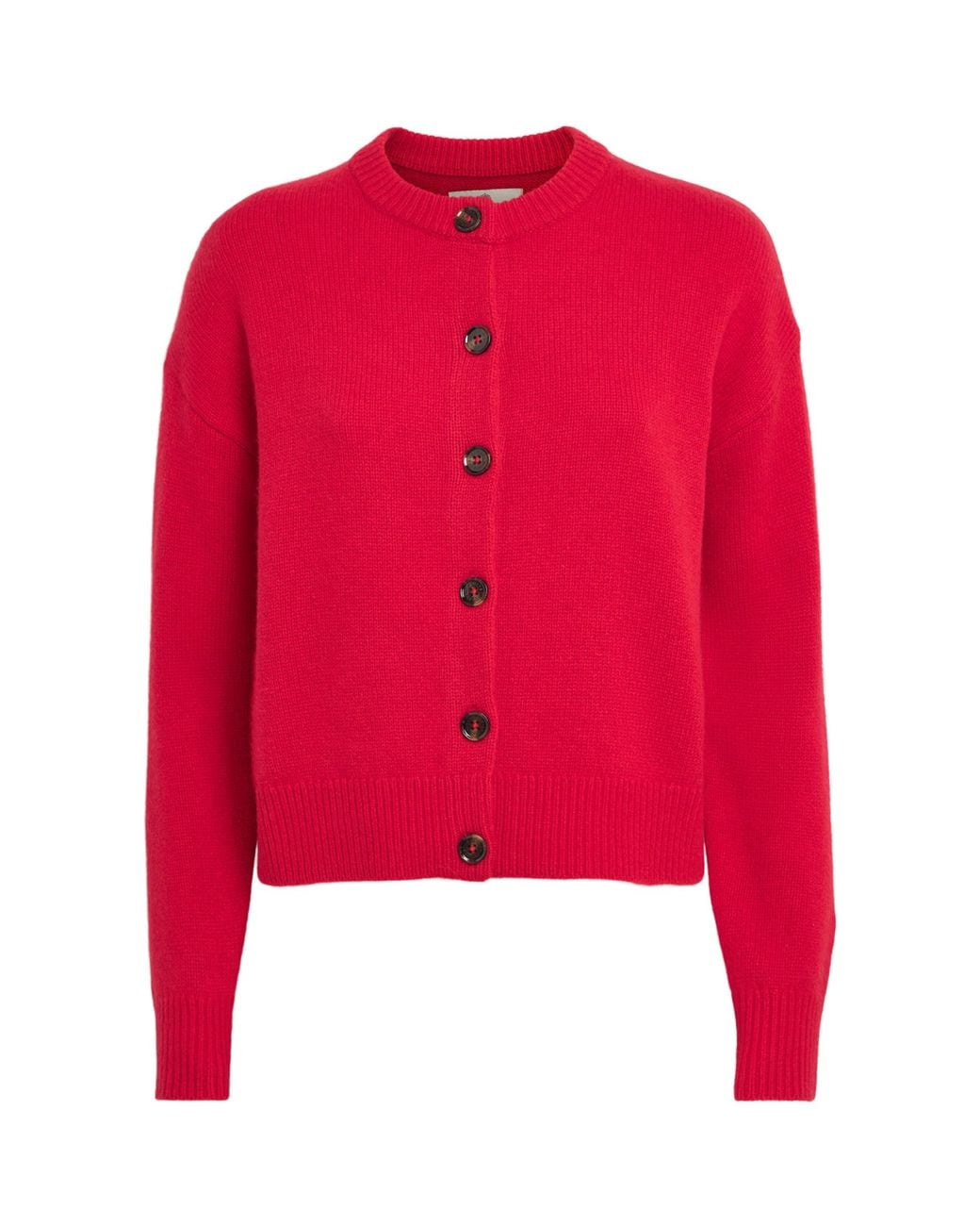 Barbour Red Wool-Cashmere Woodhouse Cardigan