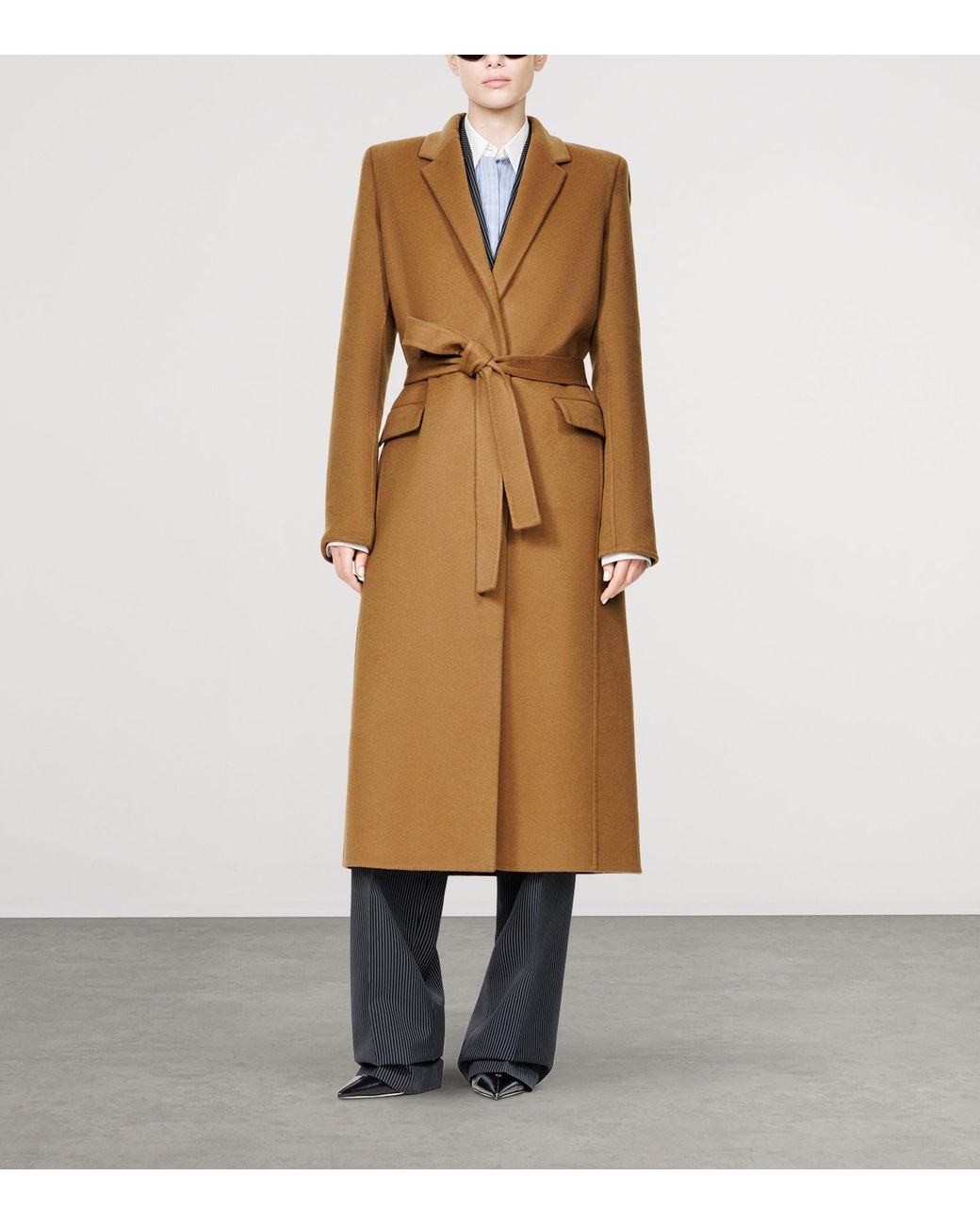 Tom Ford Brown Cashmere Wrap Coat