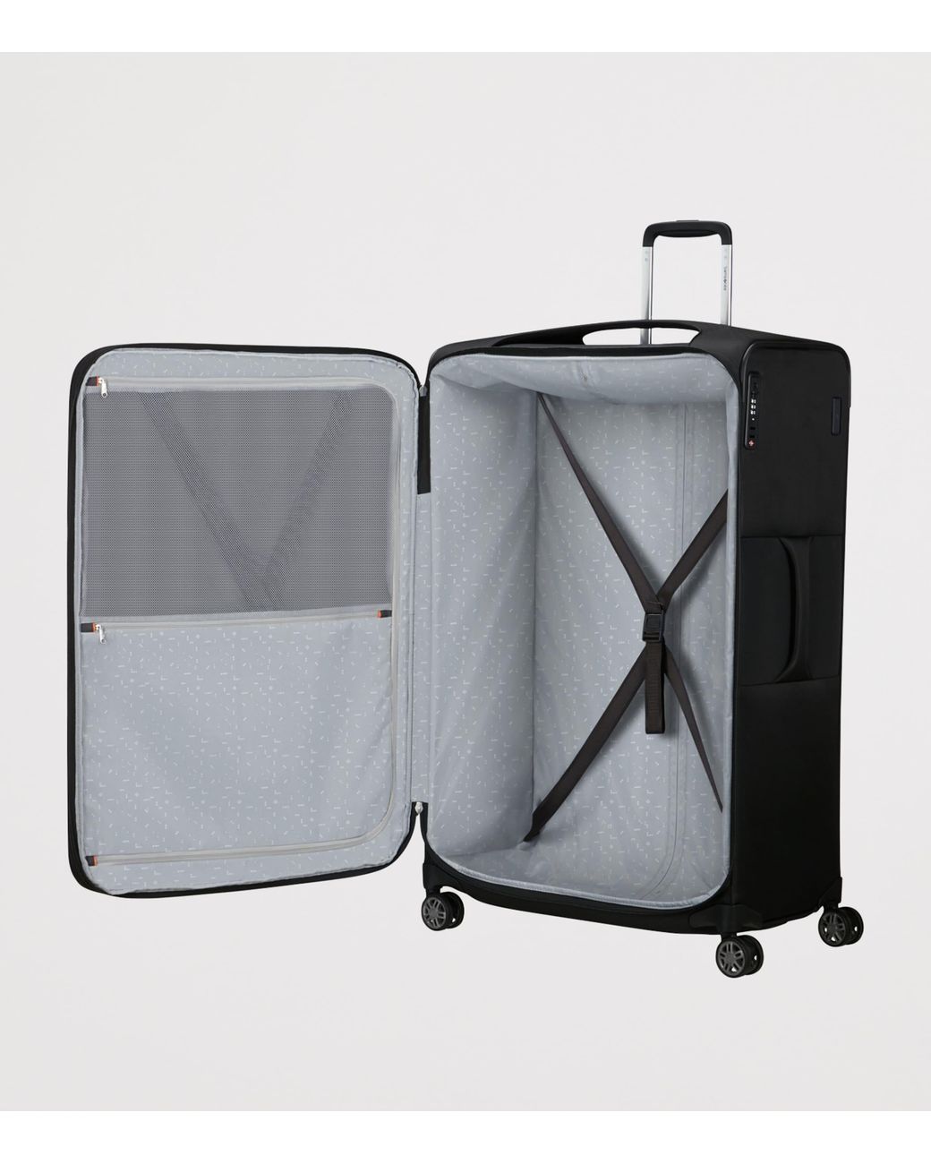 Samsonite Black Expandable Re-Lite Spinner Suitcase