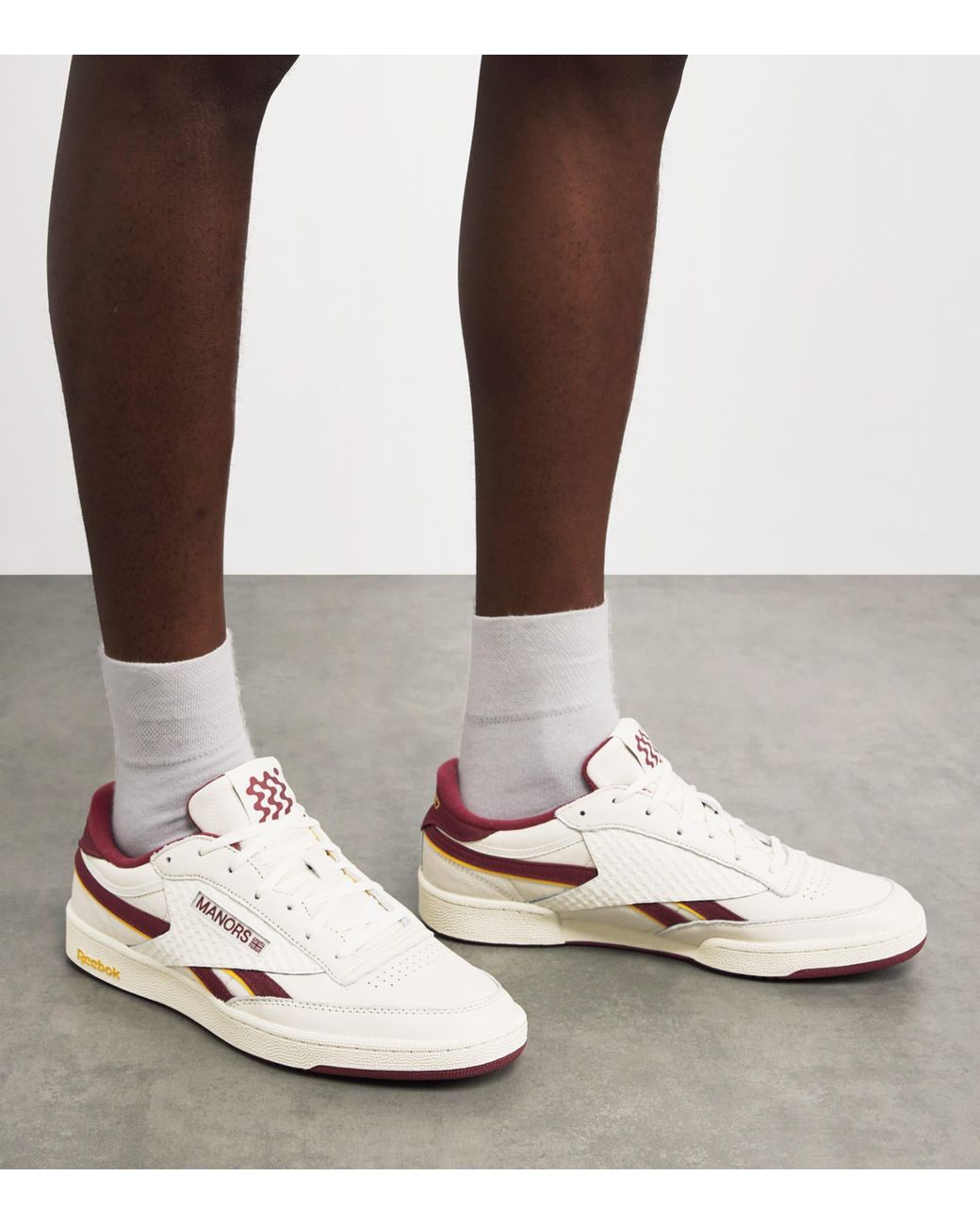 Manors X Reebok Club C Revenge Sneakers in White for Men | Lyst UK