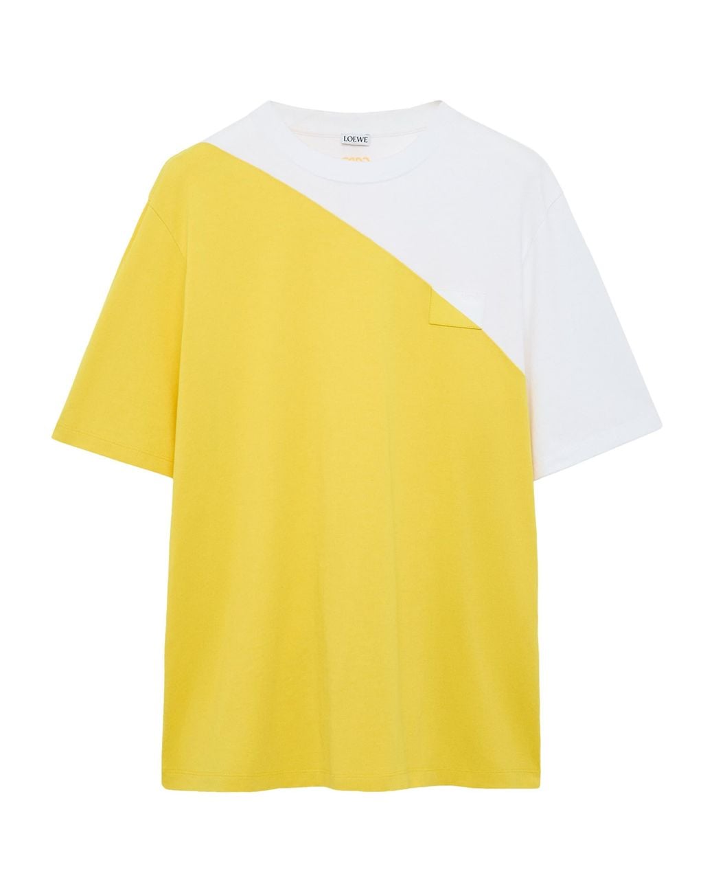 Loewe Yellow Cotton Relaxed T-Shirt for men