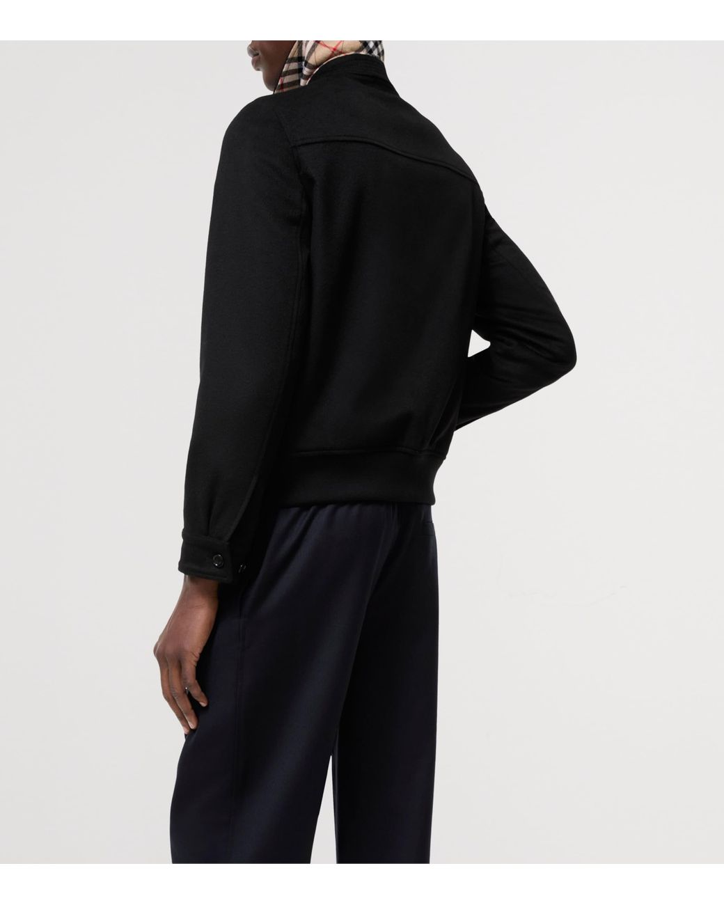Burberry Black Cashmere Jacket for men