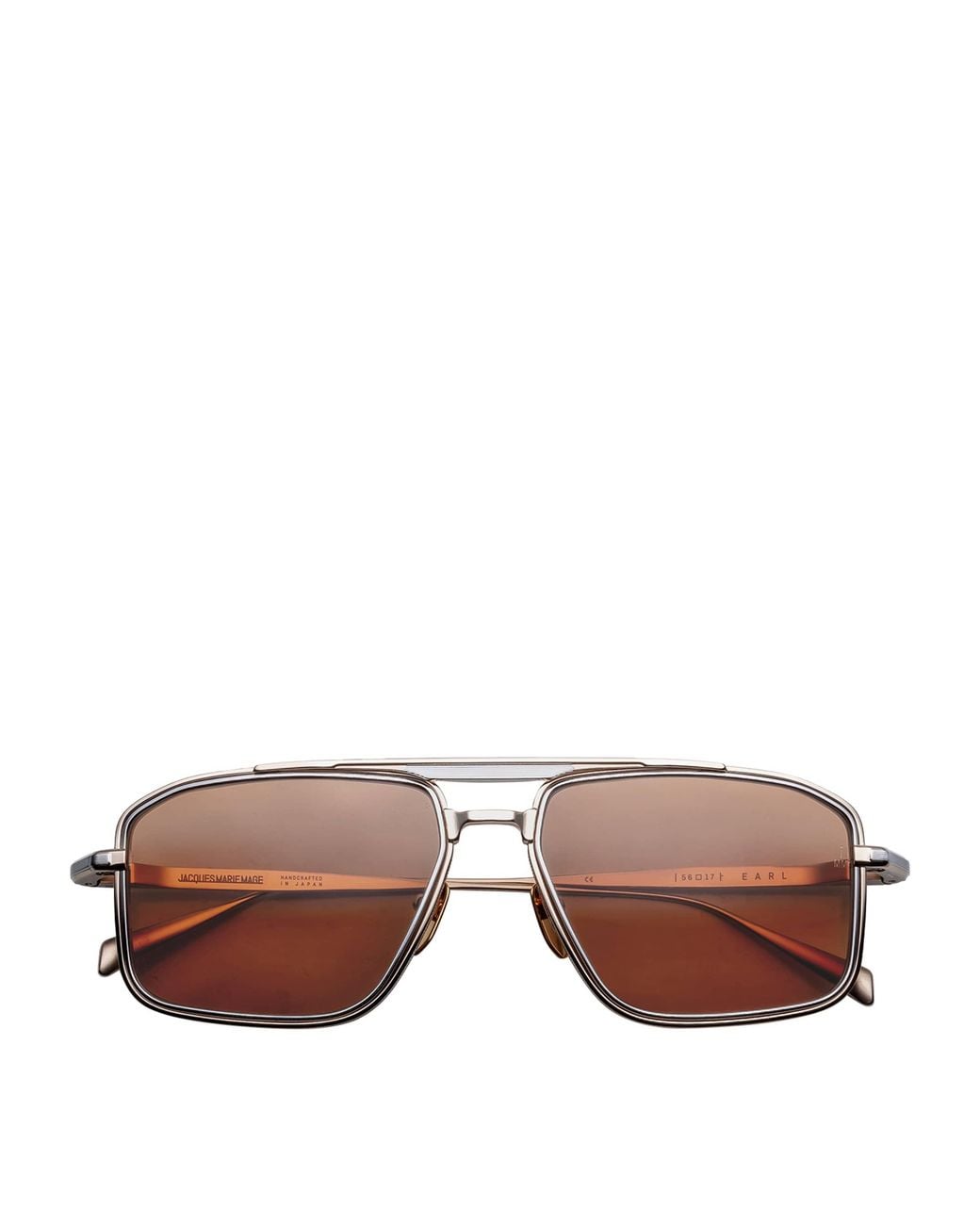 Jacques Marie Mage Pink Titanium Earl Aviator Sunglasses