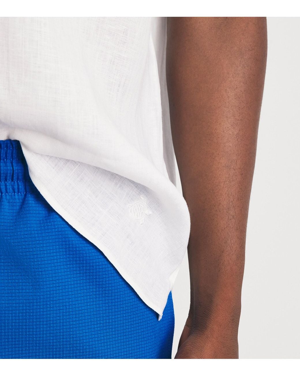 Vilebrequin White Linen Charli Shirt for men