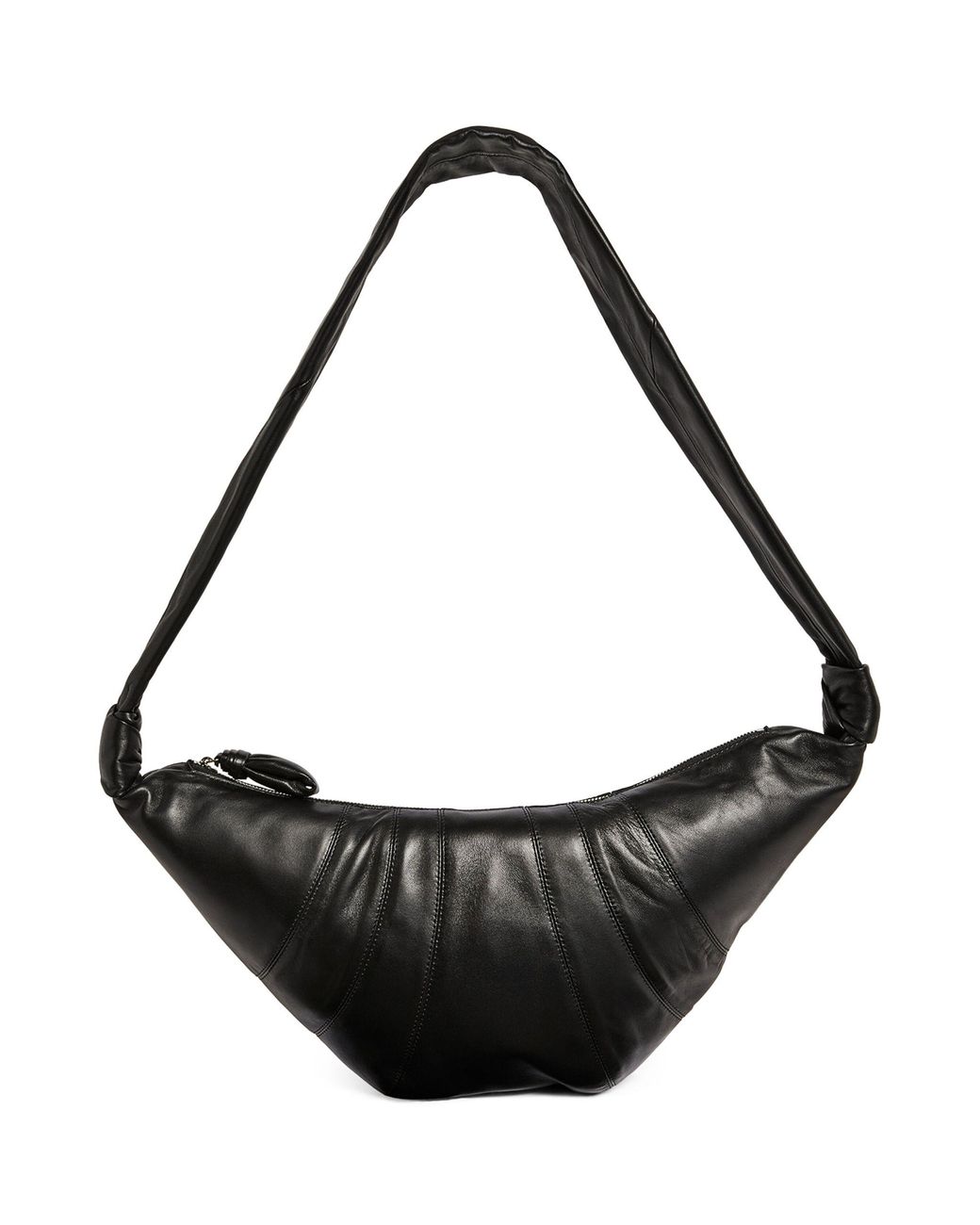 Lemaire Medium Leather Croissant Shoulder Bag in Black | Lyst