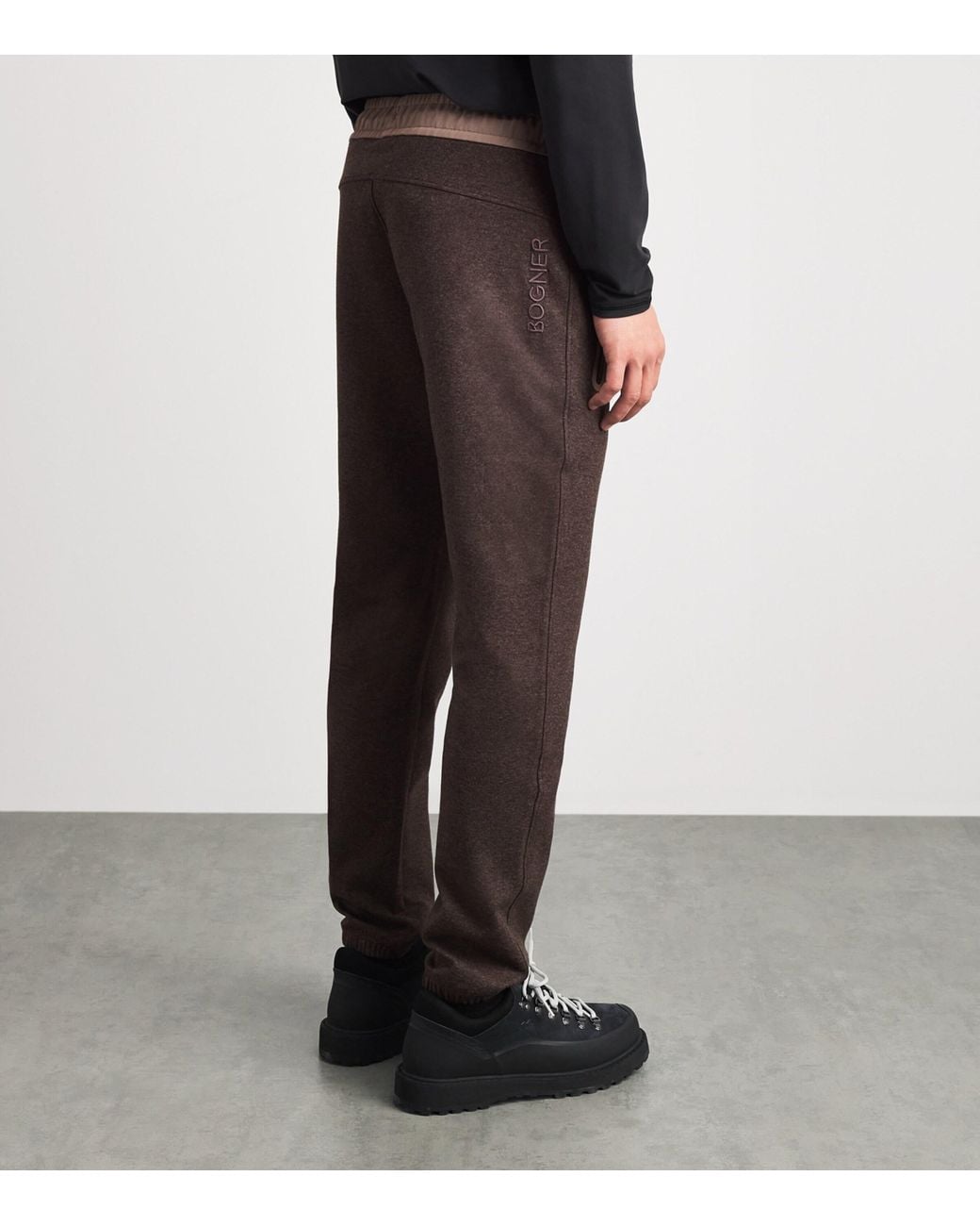 Bogner Brown Bryan Cuffed Sweatpants for men