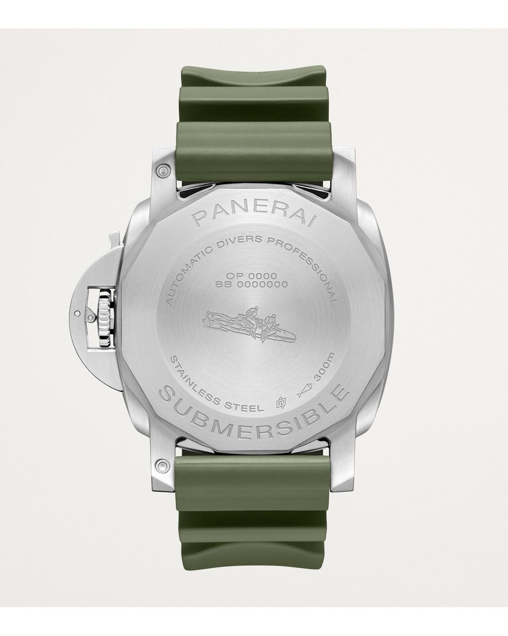 Panerai Gray Stainless Steel Submersible Watch for men