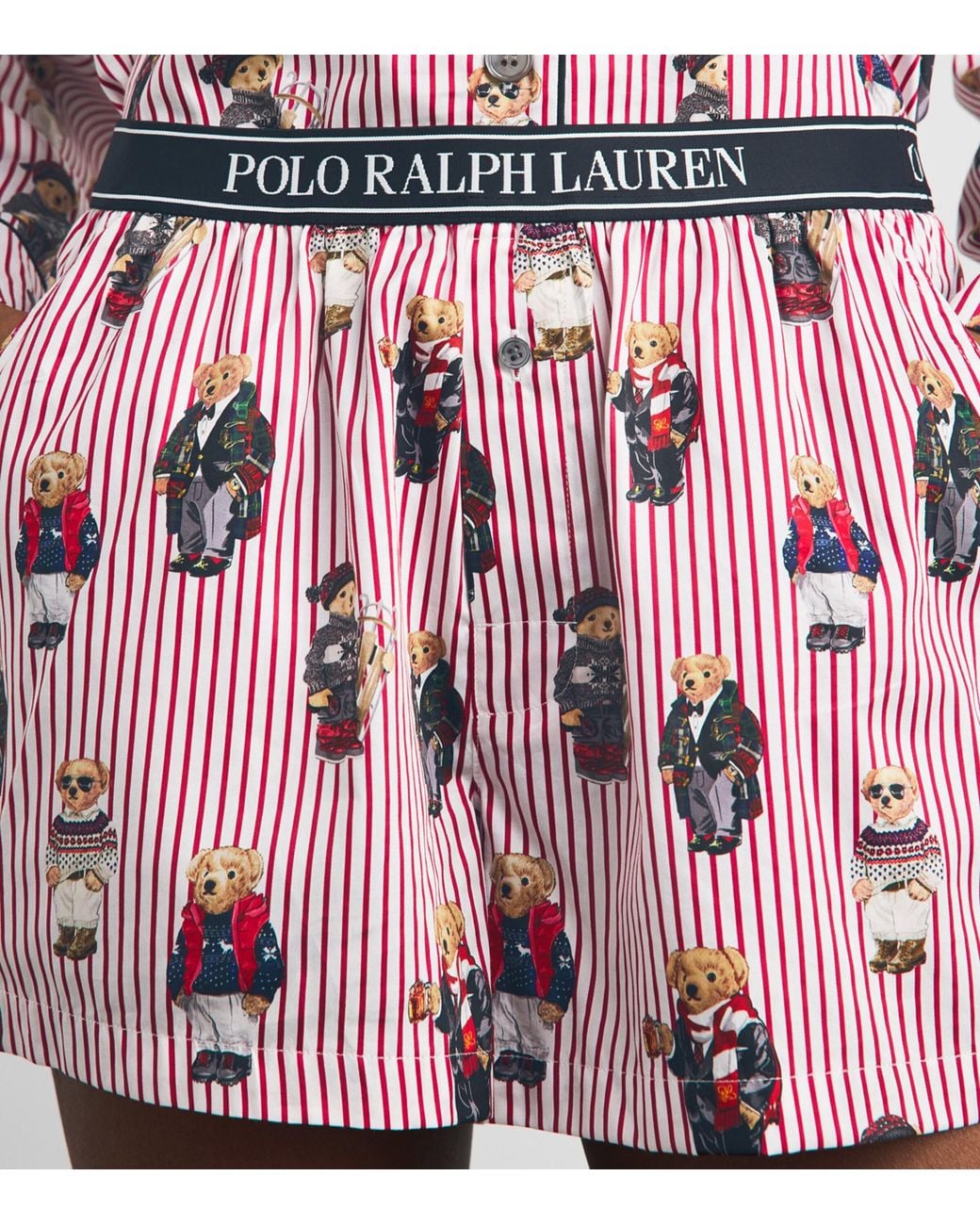 Polo Ralph Lauren Pink Cotton Polo Bear Logo Pyjama Shorts
