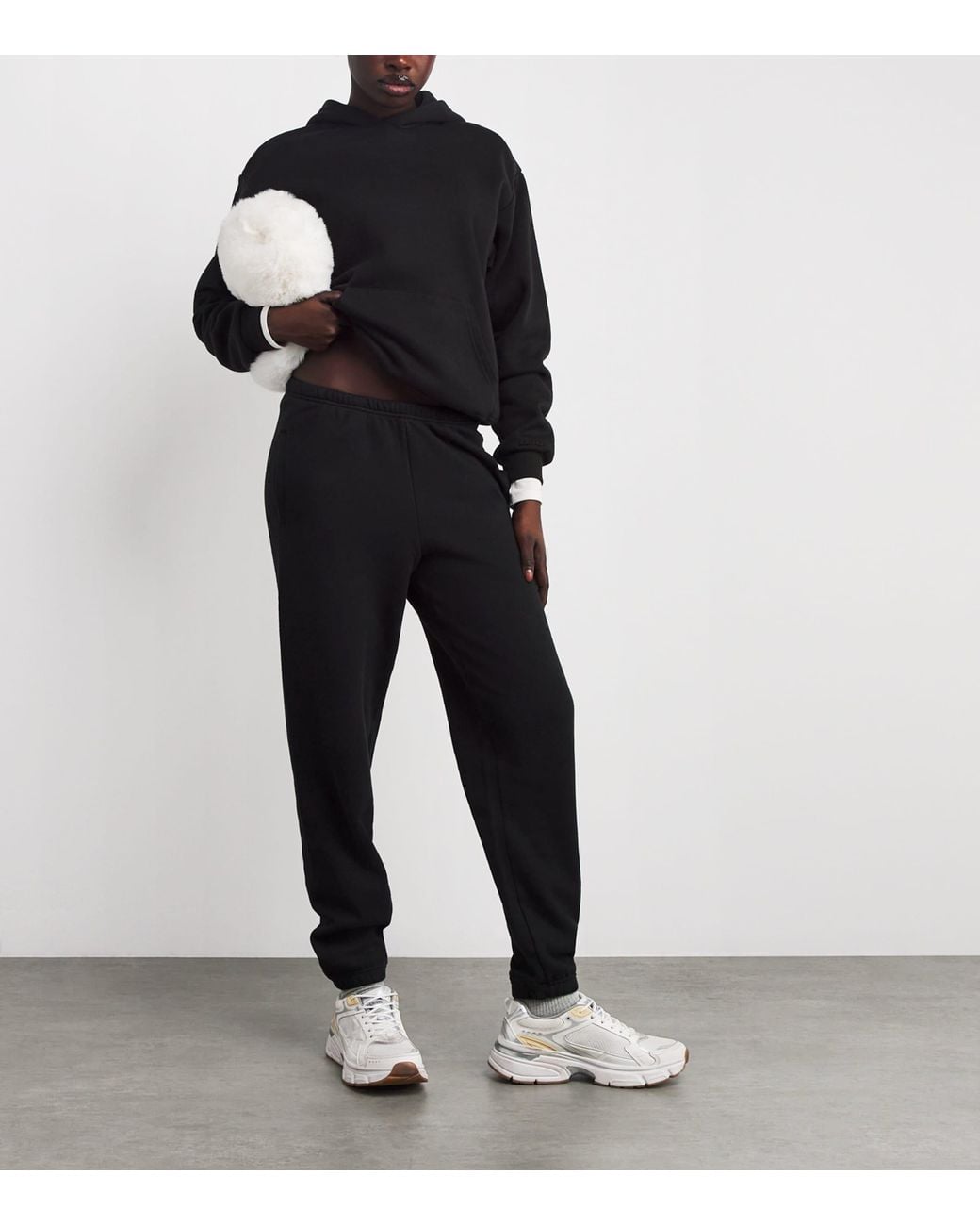 Skims Black Fleece Classic Hoodie