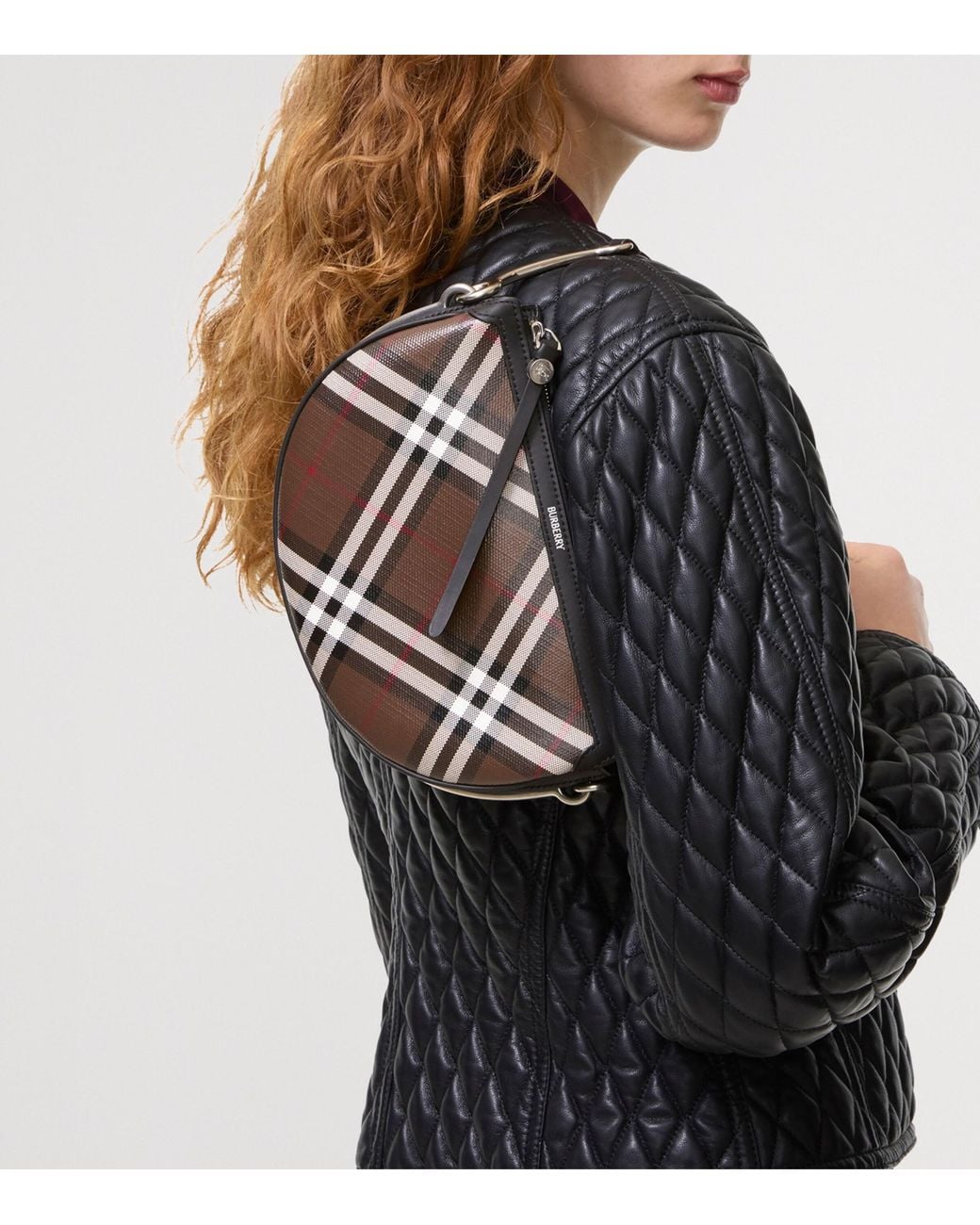 Burberry Metallic Small Bridle Saddle Bag