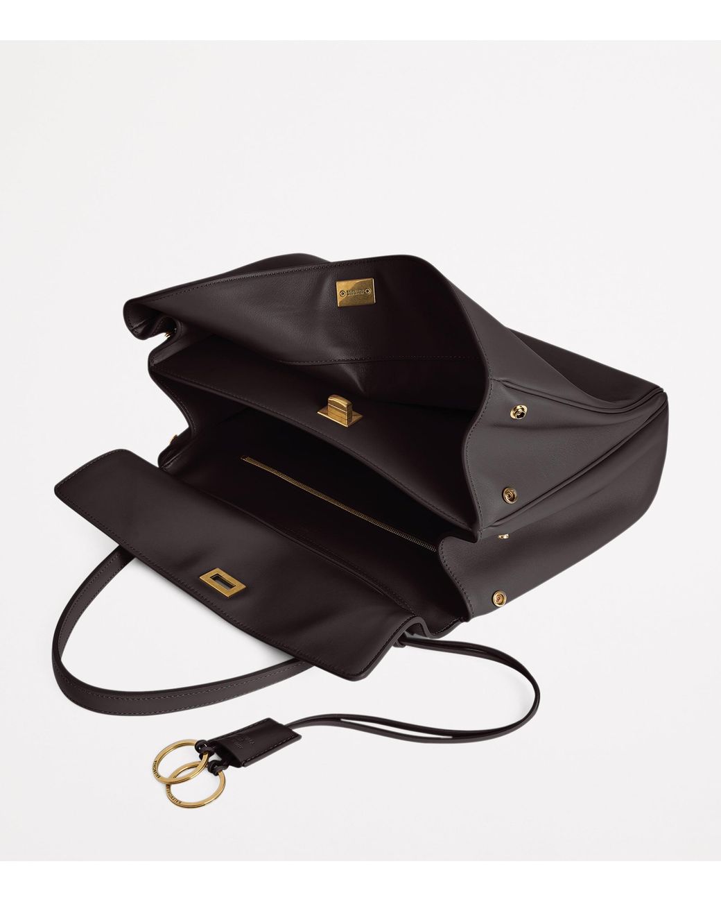 Balenciaga Black Medium Leather Rodeo Top-Handle Bag