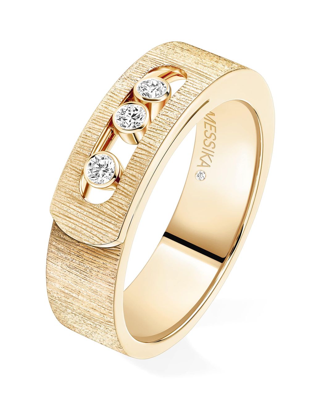 Messika Metallic Move Noa Diamond And Chiselled Ring