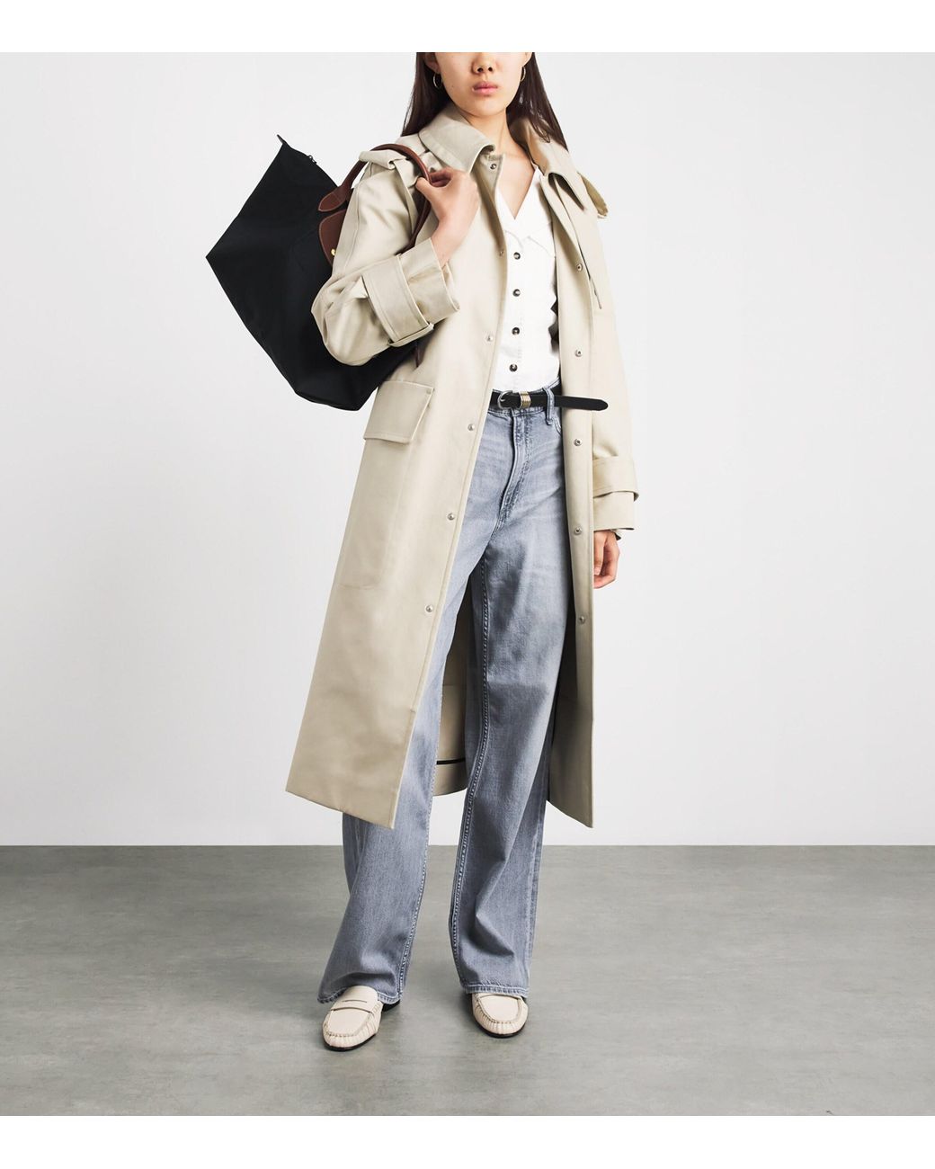 Rag & Bone Black Leather Sasha Belt