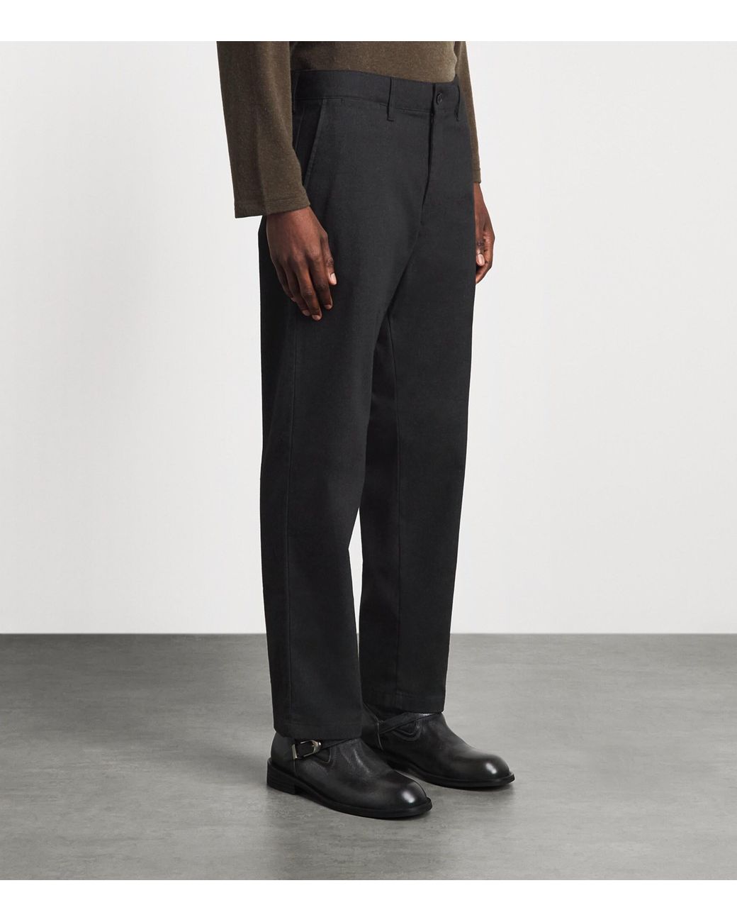 NN07 Black Aden Chinos for men