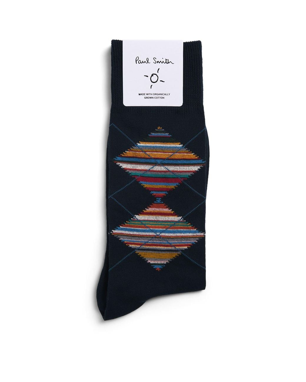 Paul Smith Black Argyle Socks for men