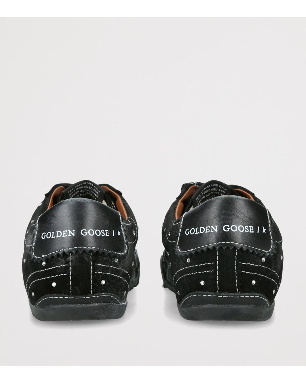 Golden Goose Deluxe Brand Black Suede Embellished True Star Sneakers