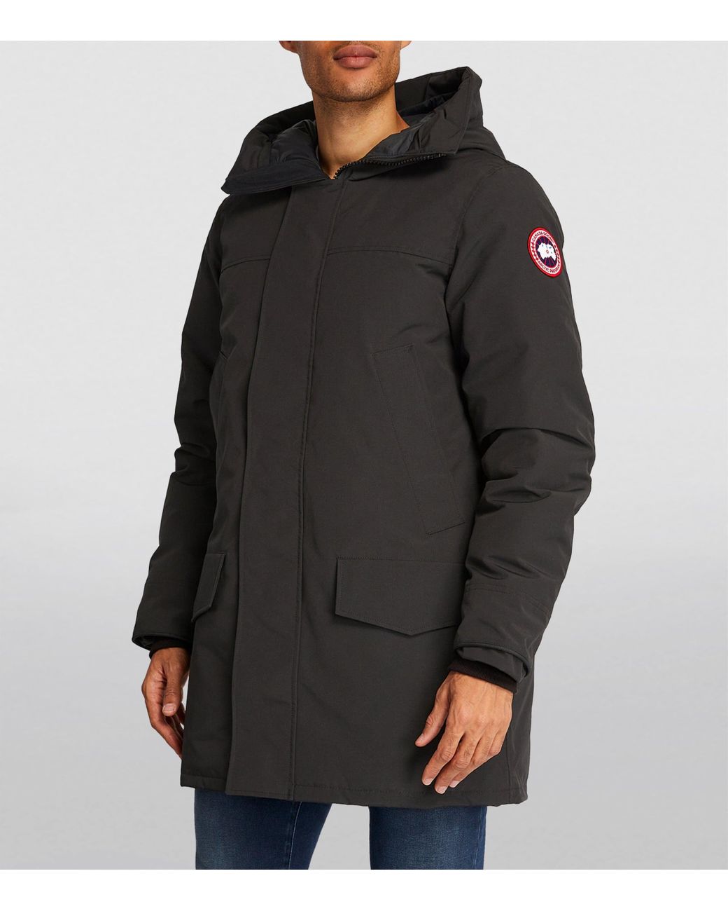 Canada Goose Black Langford Parka Jacket for men