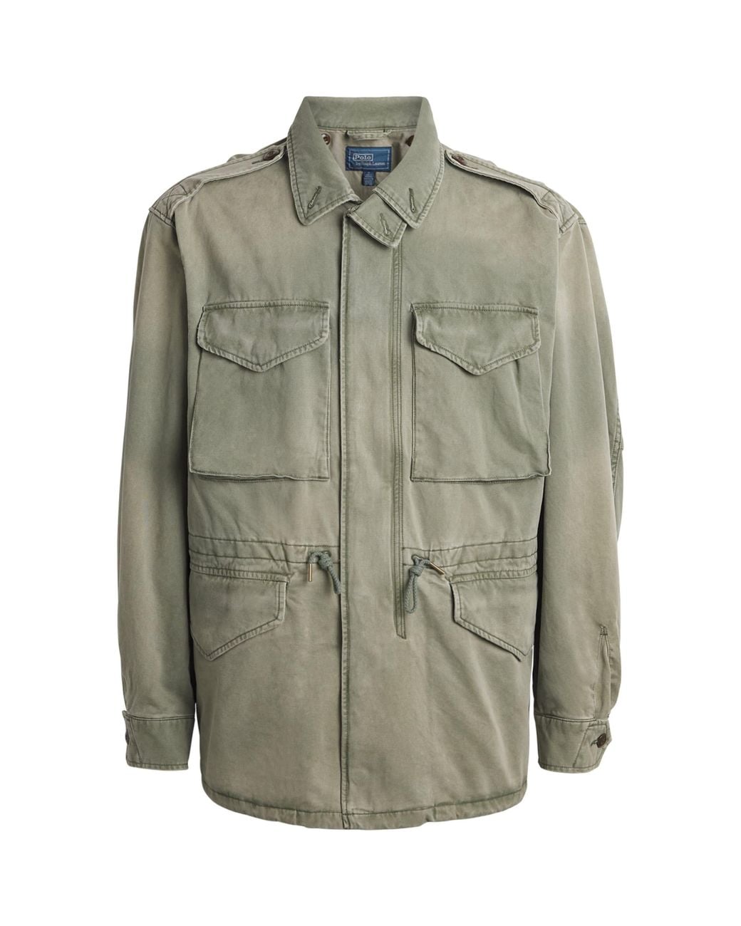 Polo Ralph Lauren Green Cotton Sateen Field Jacket for men