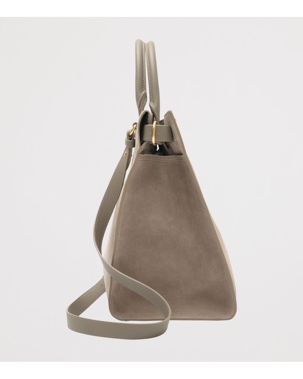 Burberry Brown Medium Suede Cotswolds Tote Bag