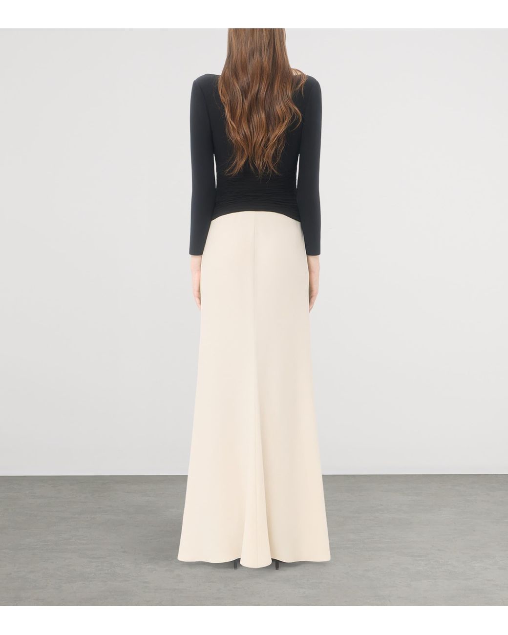 Valentino Black Silk Blazer Gown
