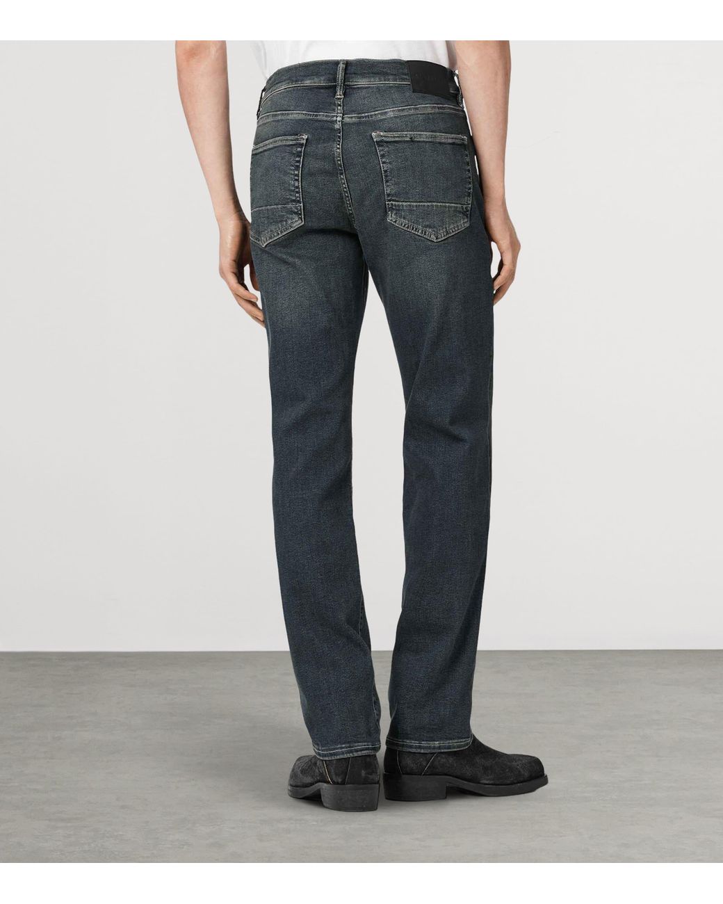 AllSaints Blue Sid Ultra Comfort Jeans for men