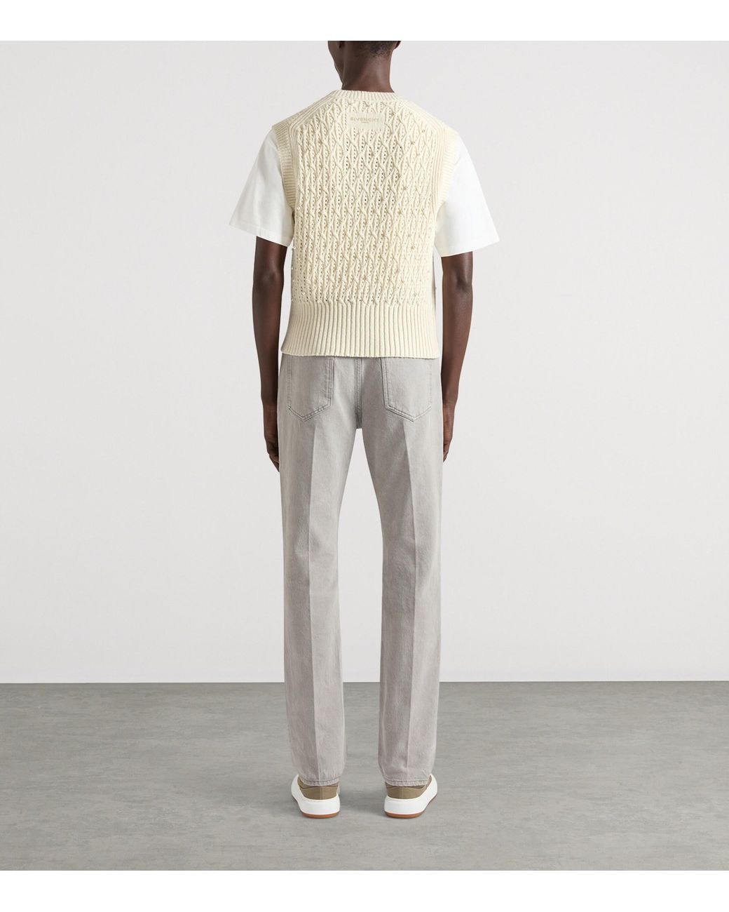 Givenchy Gray Straight Jeans for men