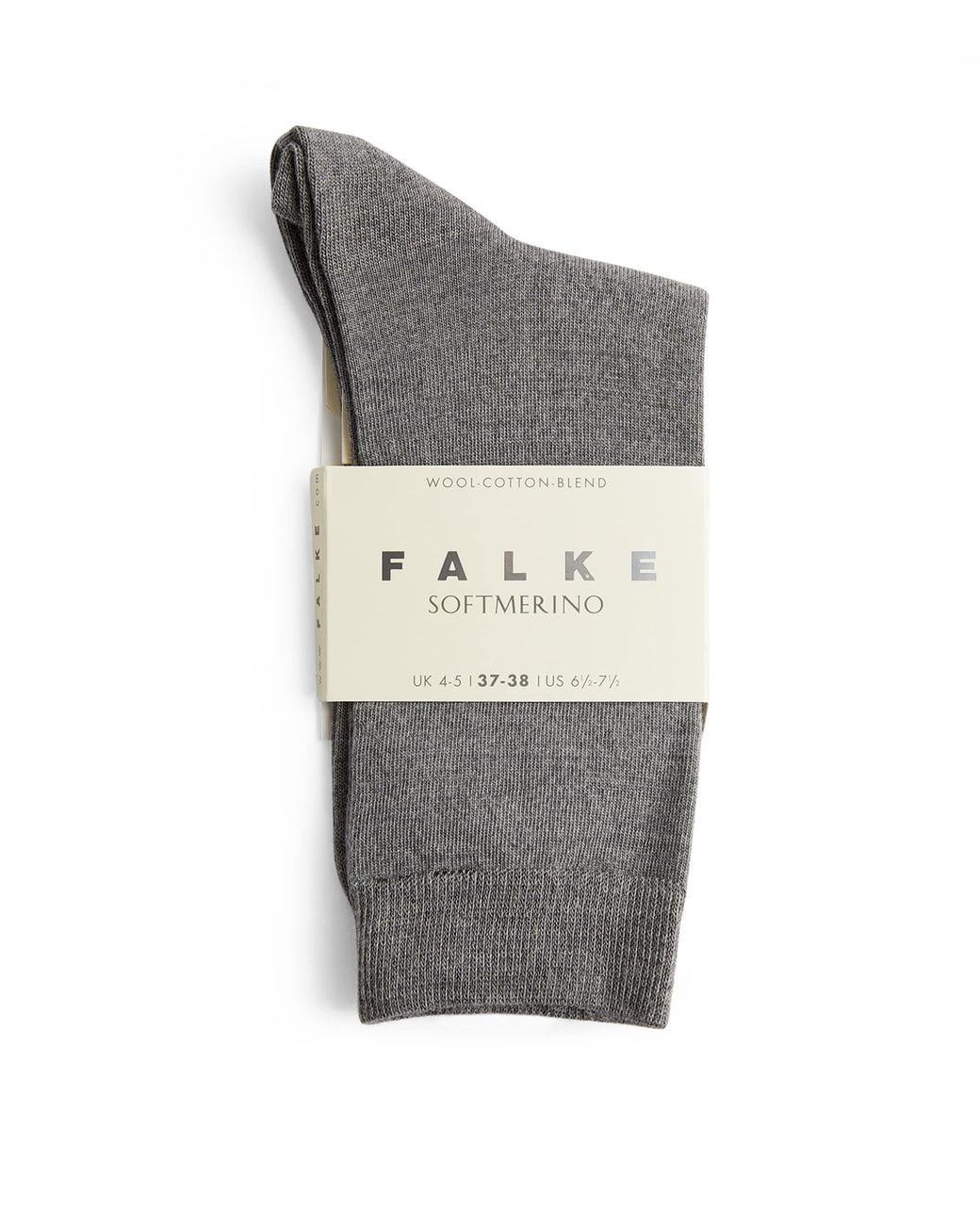 Falke Gray Merino Wool-Cotton Socks