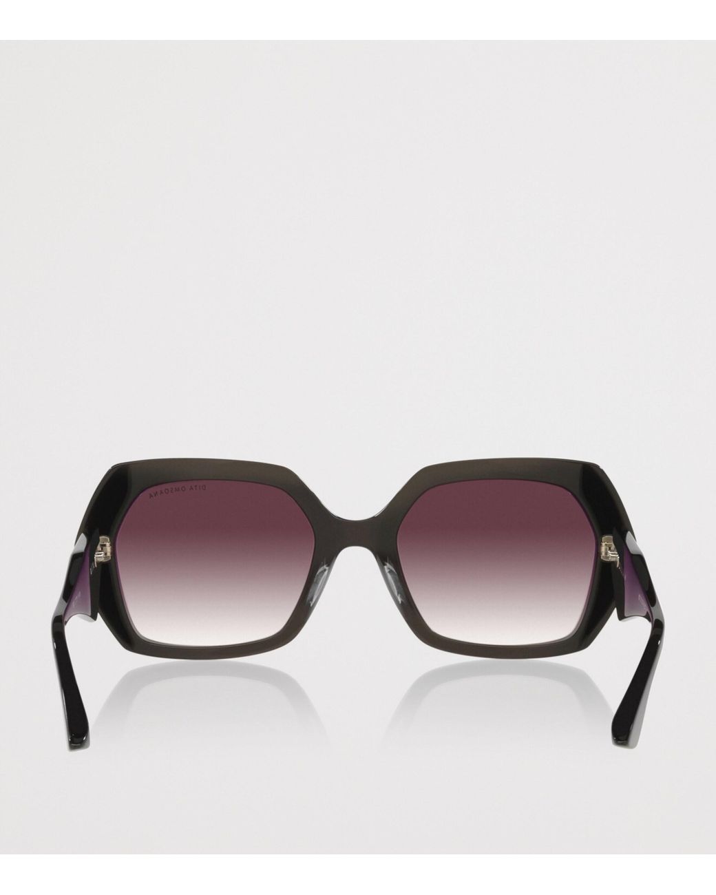 Dita Eyewear Purple Omsoana Angular Square Sunglasses